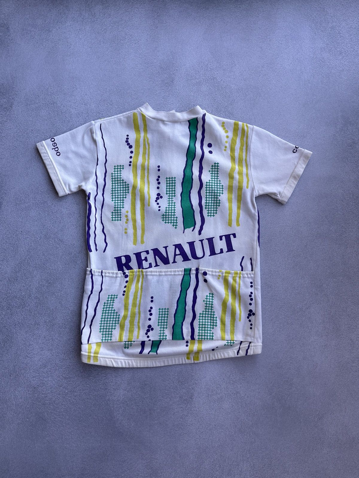Vintage Vintage RENAULT Cospo 1980s Rare Cycling Jersey Size US M / EU 48-50 / 2 - 9 Thumbnail