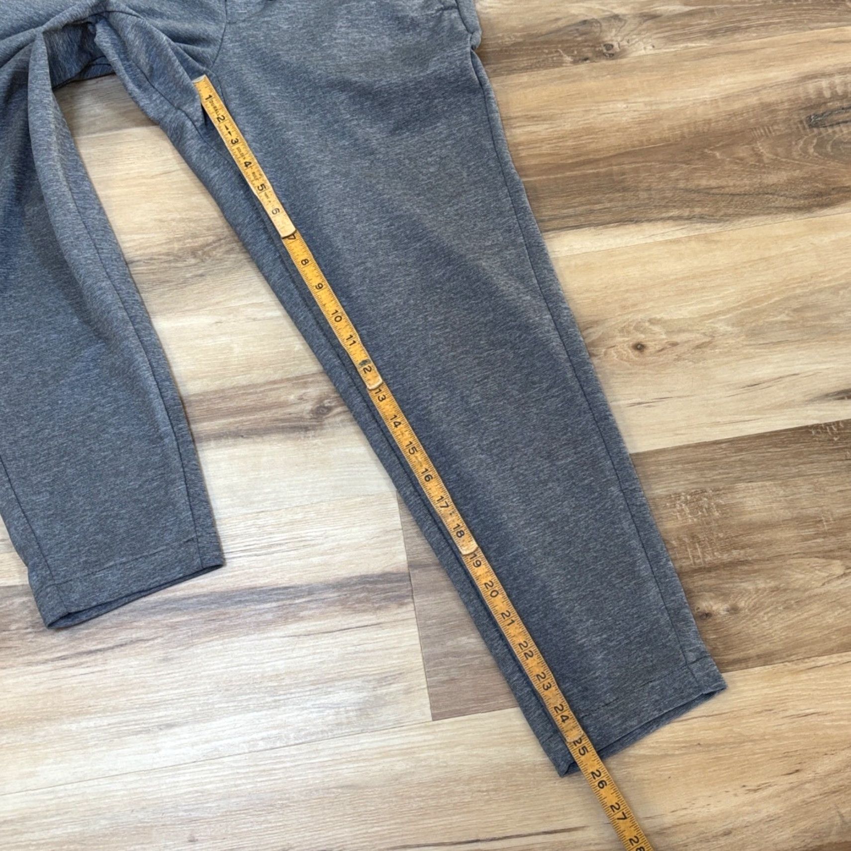 Bonobos Bonobos Pants Mens Small Short Heather Gray Travel Jogger Drawstring Slim Tapered 26in Inseam Gray Size US 29 - 5 Thumbnail
