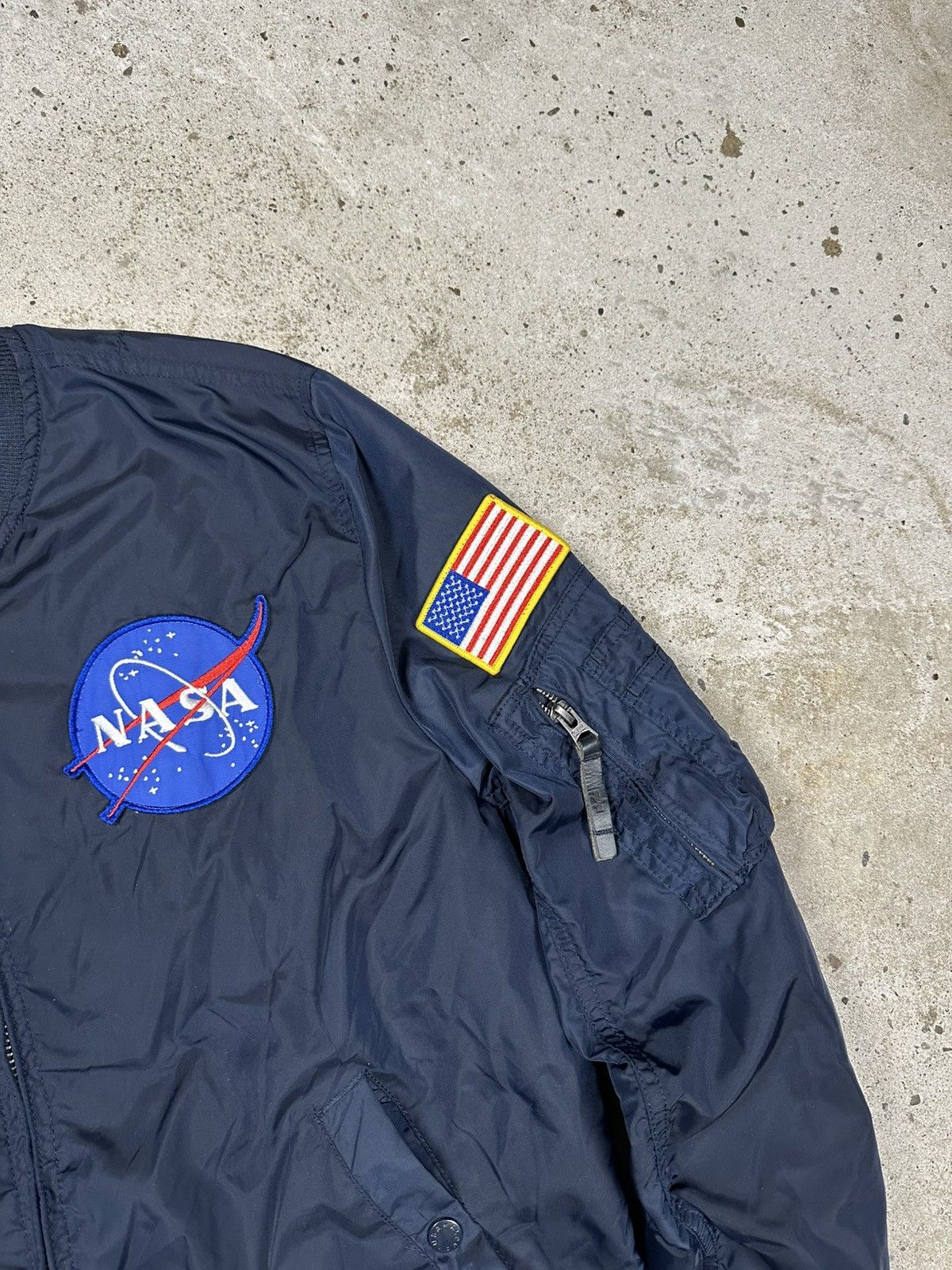 Alpha Industries Alpha Industries MA 1 TT Nasa Reversible Bomber Jacket Flyer Size US M / EU 48-50 / 2 - 7 Thumbnail