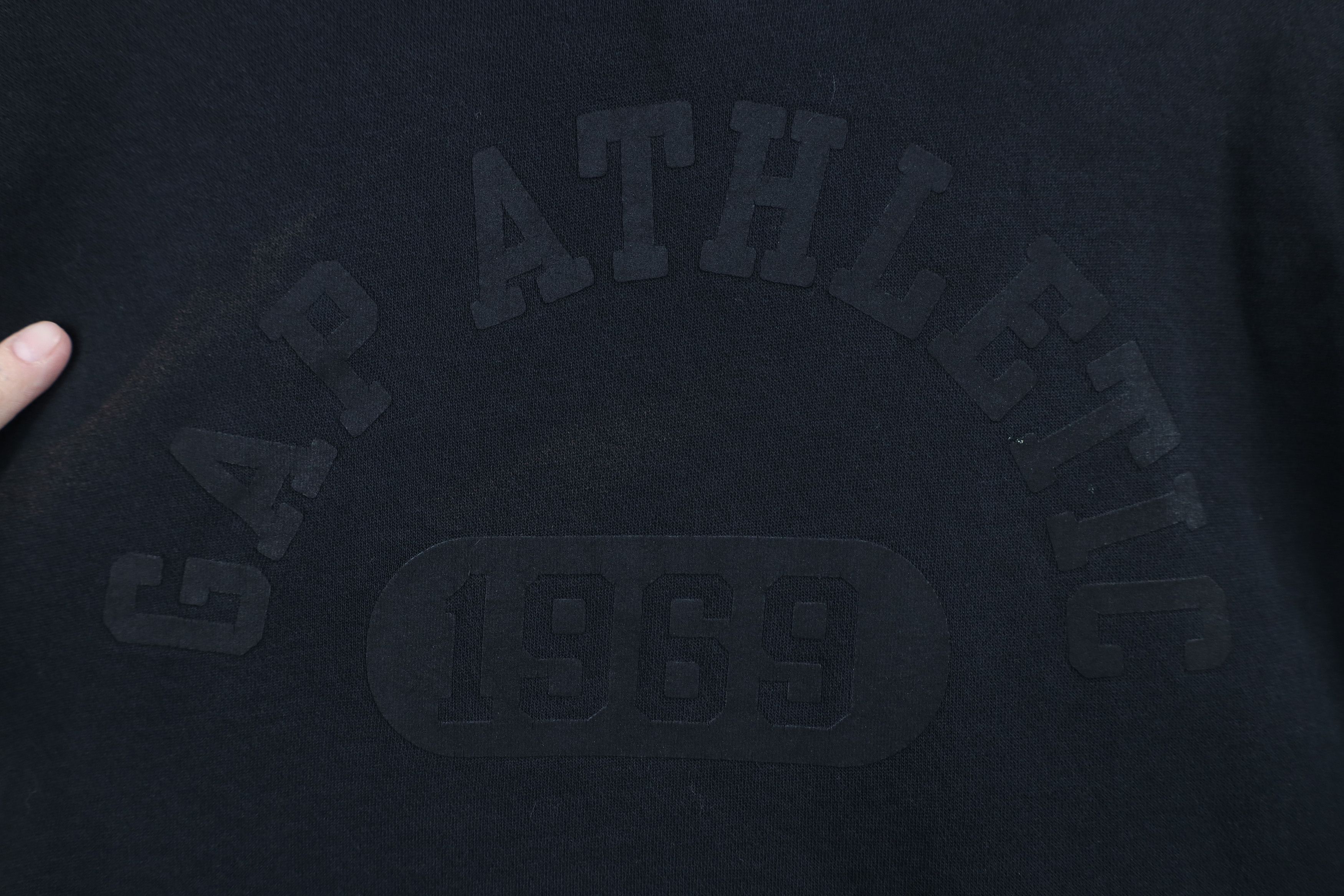 Gap Vintage Y2K Gap Athletic Spell Out Hoodie Sweatshirt Black Size US L / EU 52-54 / 3 - 5 Thumbnail