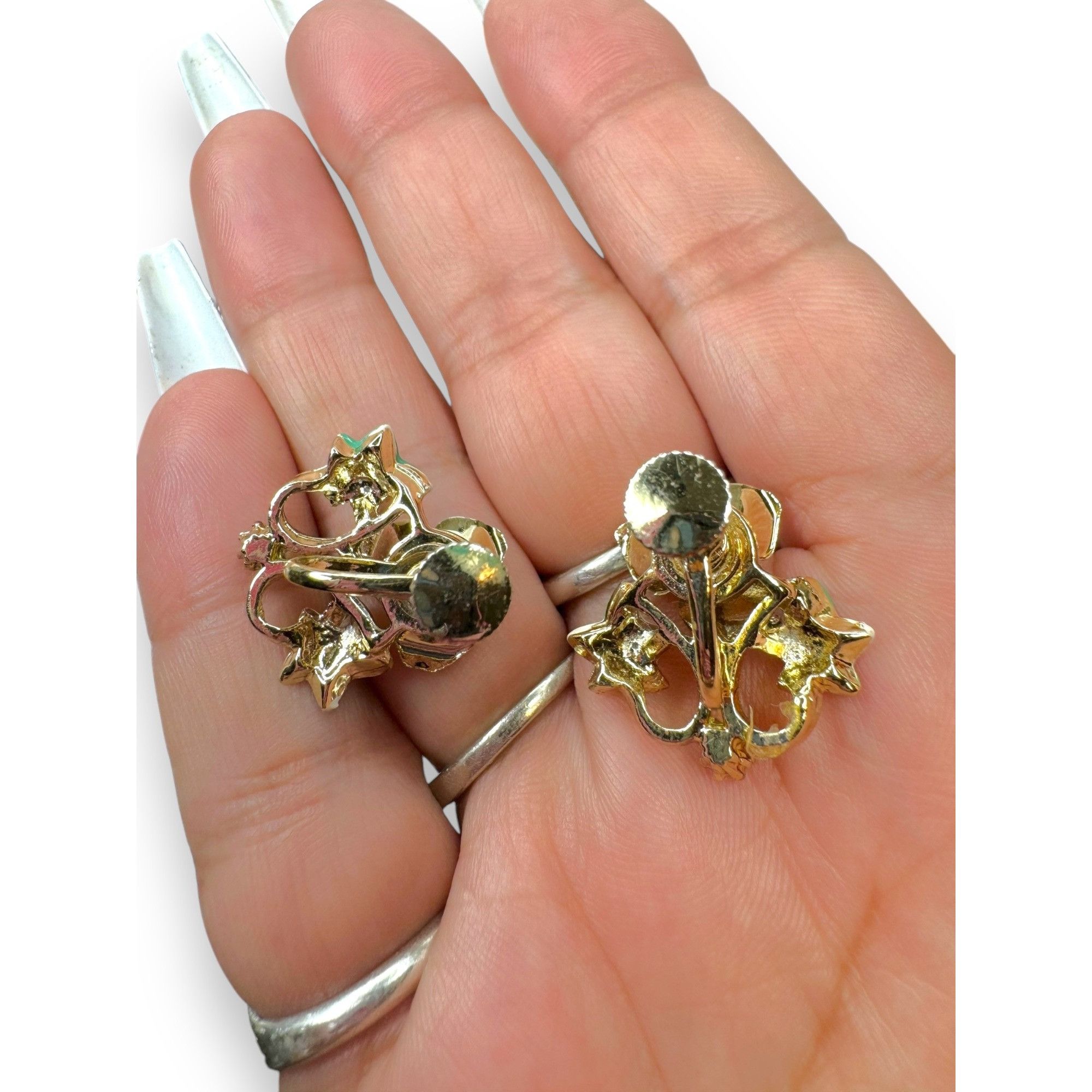 Other Vintage Clip-On Earring Set Of 4 Pairs Size ONE SIZE - 6 Thumbnail