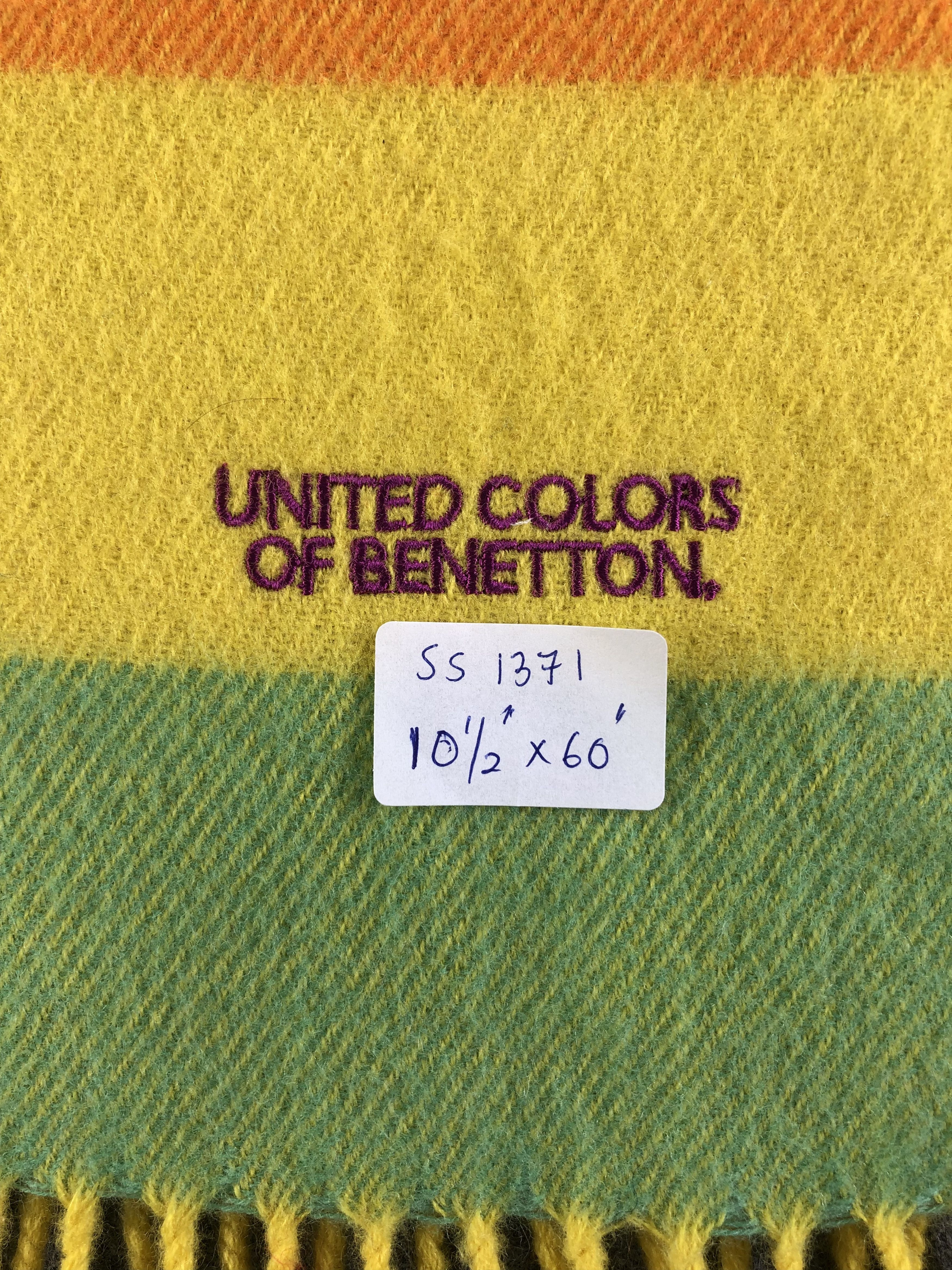 United Colors Of Benetton United Colors Of Benetton Scarf / Muffler / Neckwear SS1371 Size ONE SIZE - 3 Thumbnail
