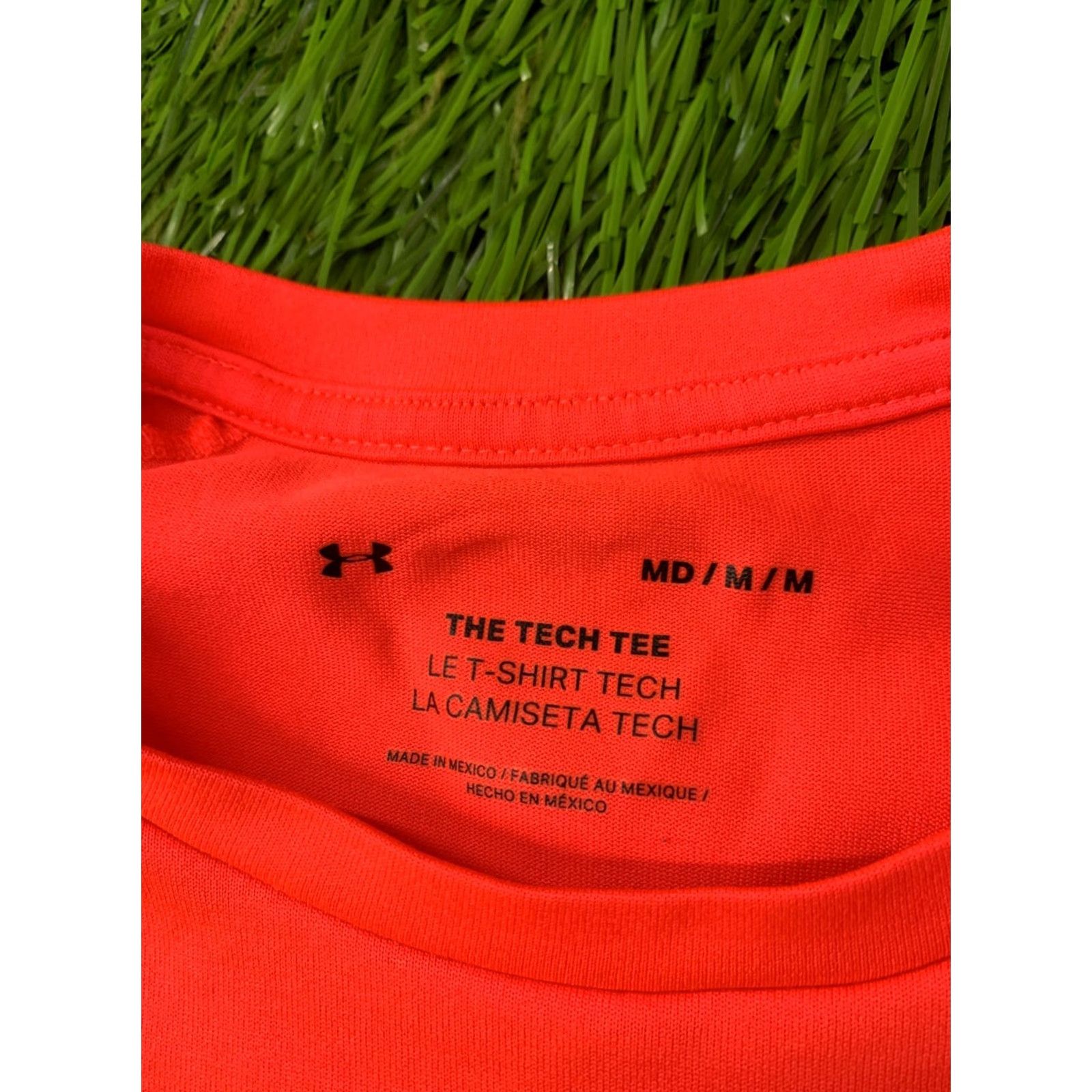 Under Armour Under Armour The Tech Tee Shirt Mens M Orange Jersey 2020 T-Shirt Short Sleeve Classic Fit Size US M / EU 48-50 / 2 - 5 Thumbnail