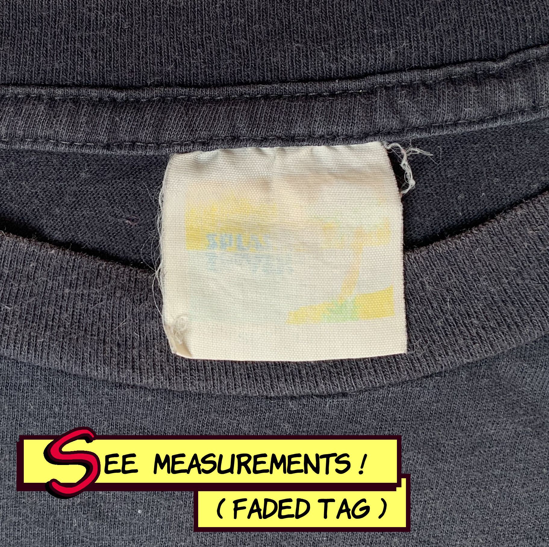 Other Vintage 1990s LONDON t shirt Single Stitch Tee 80s Faded Size US XL / EU 56 / 4 - 7 Thumbnail