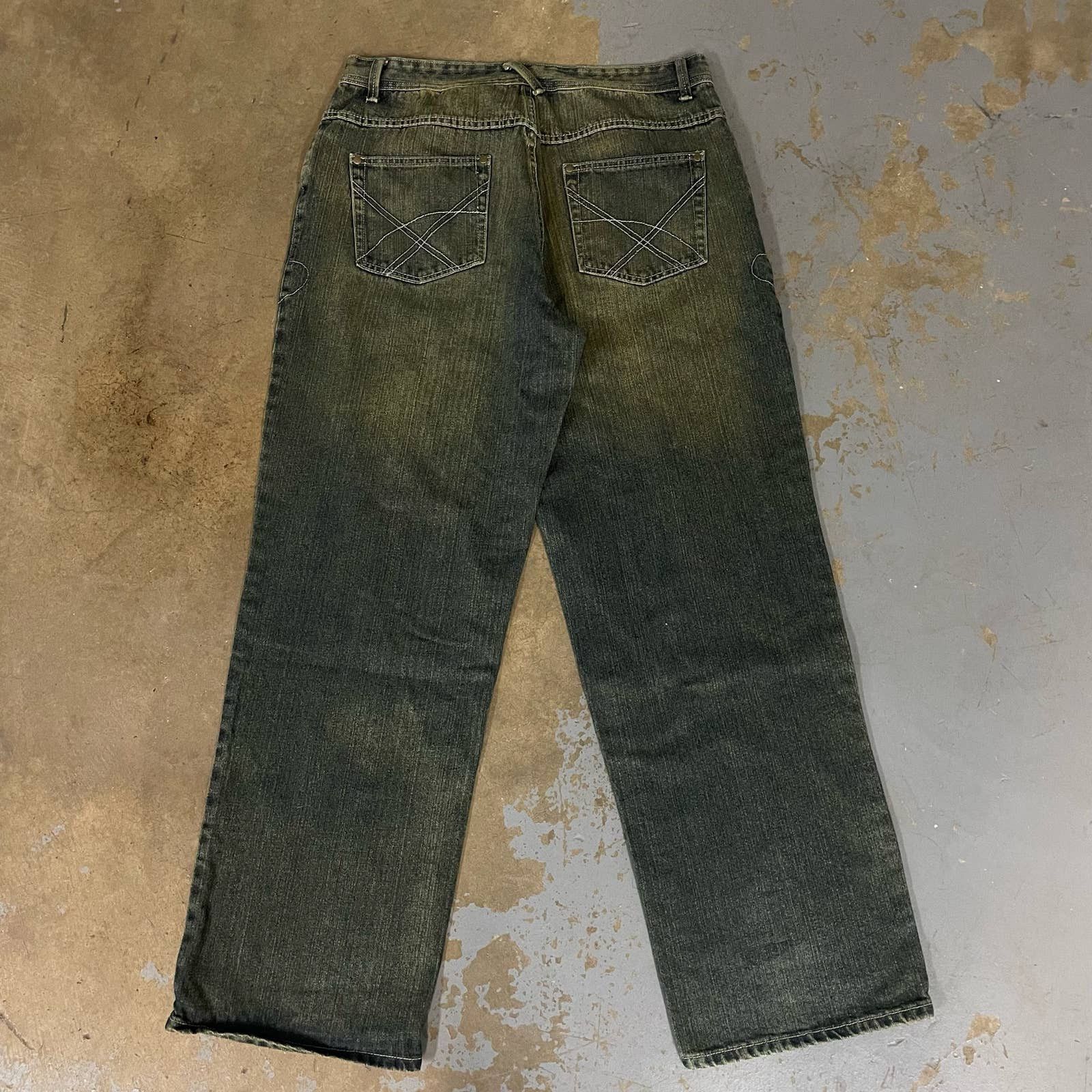 Jeans Cargo Baggy Pour Filles | Pantalon Baggy Hip Hop Multi-poches | Taille Haute élastique, Jambe Large