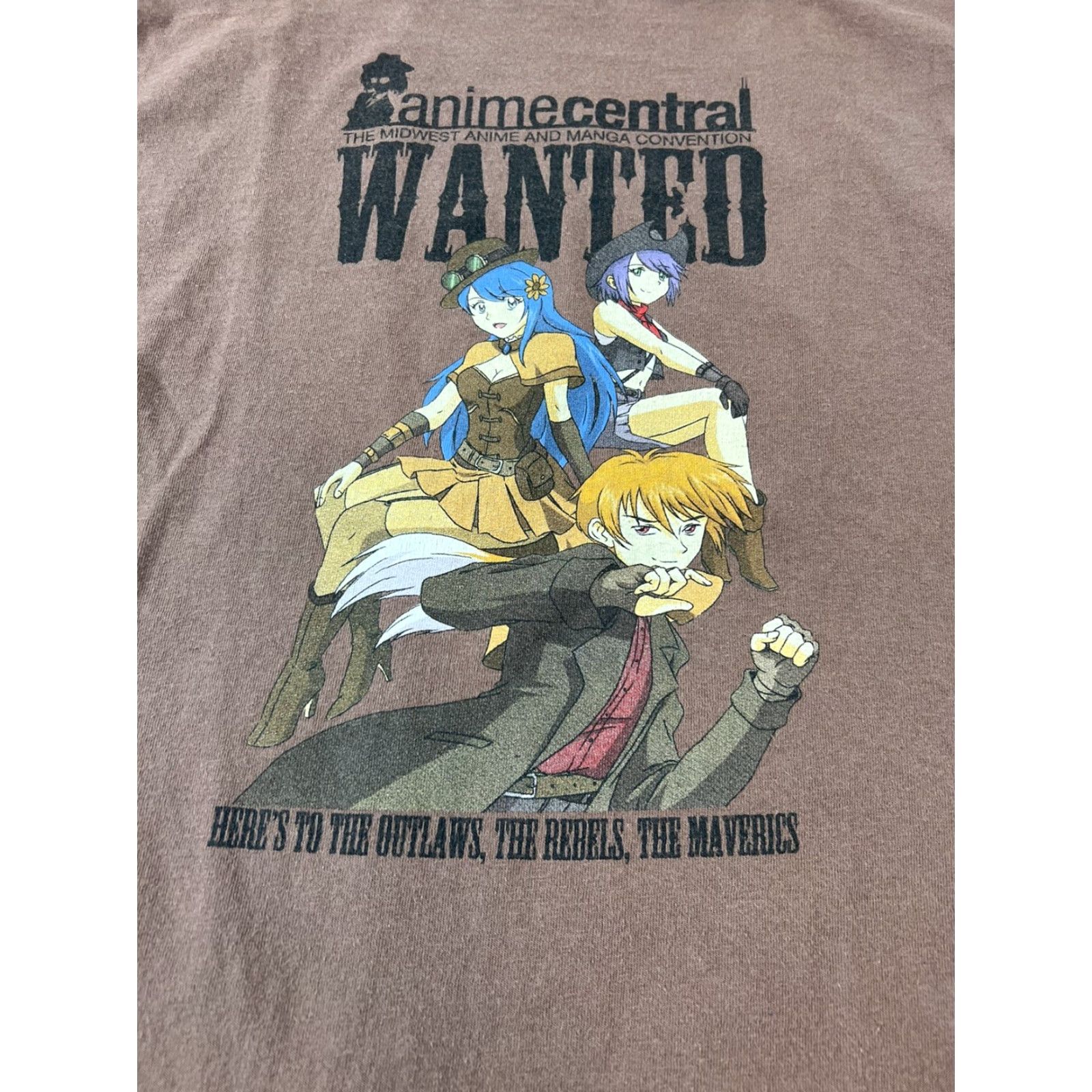 Gildan Anime Central Midwest Convention Shirt Brown Size Medium Mens M Brown Anime Central Midwest Convention Shirt Size US M / EU 48-50 / 2 - 2 Thumbnail