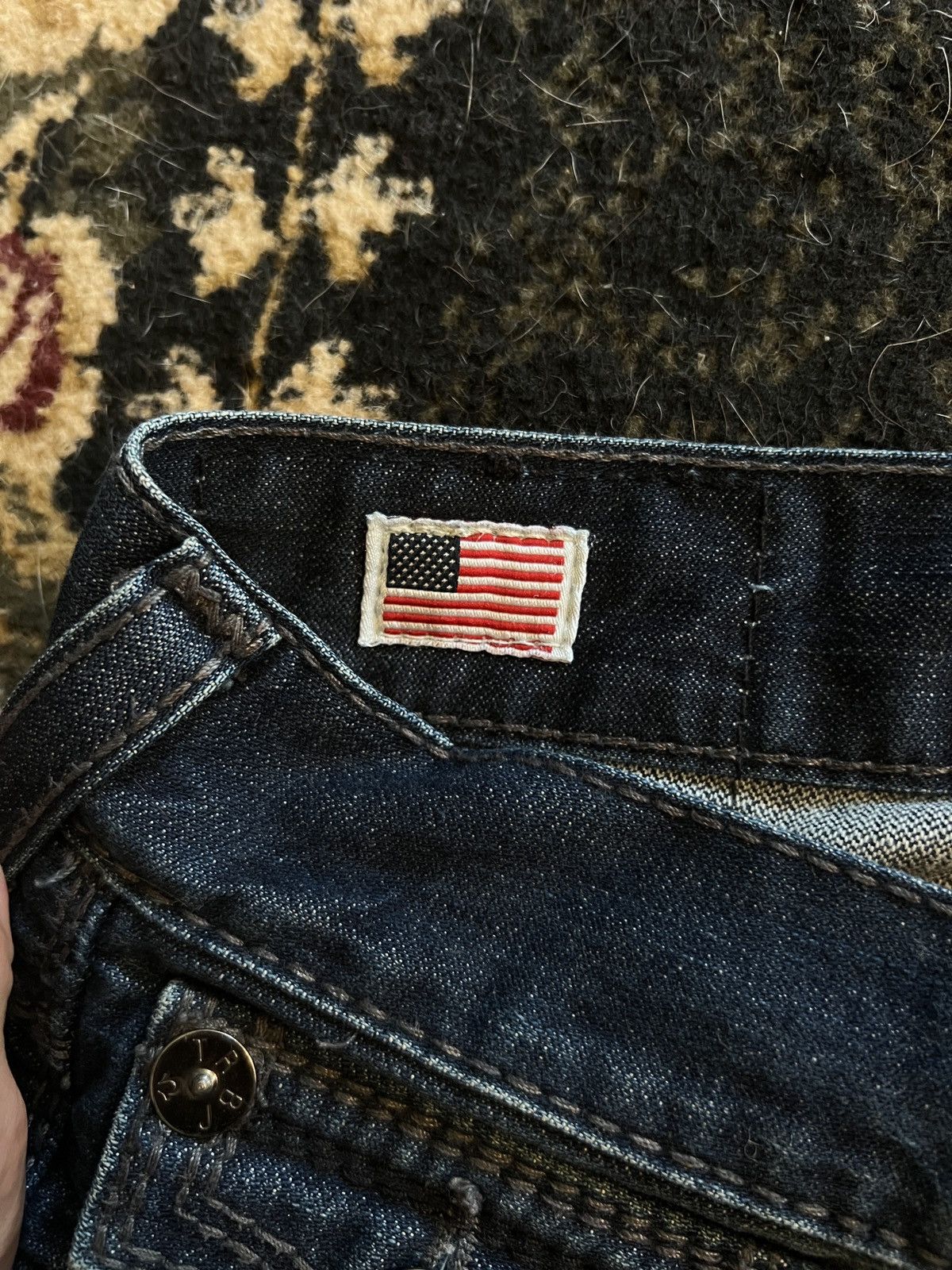 True Religion CRAZY Ricky Big QT Jeans Size US 34 / EU 50 - 7 Thumbnail