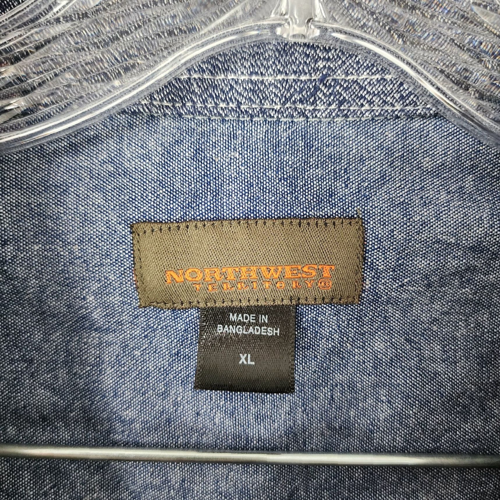 Vintage VINTAGE Northwest Territory Shirt Mens XL Blue Long Sleeve Button-Up Snap Closure Size US XL / EU 56 / 4 - 4 Thumbnail