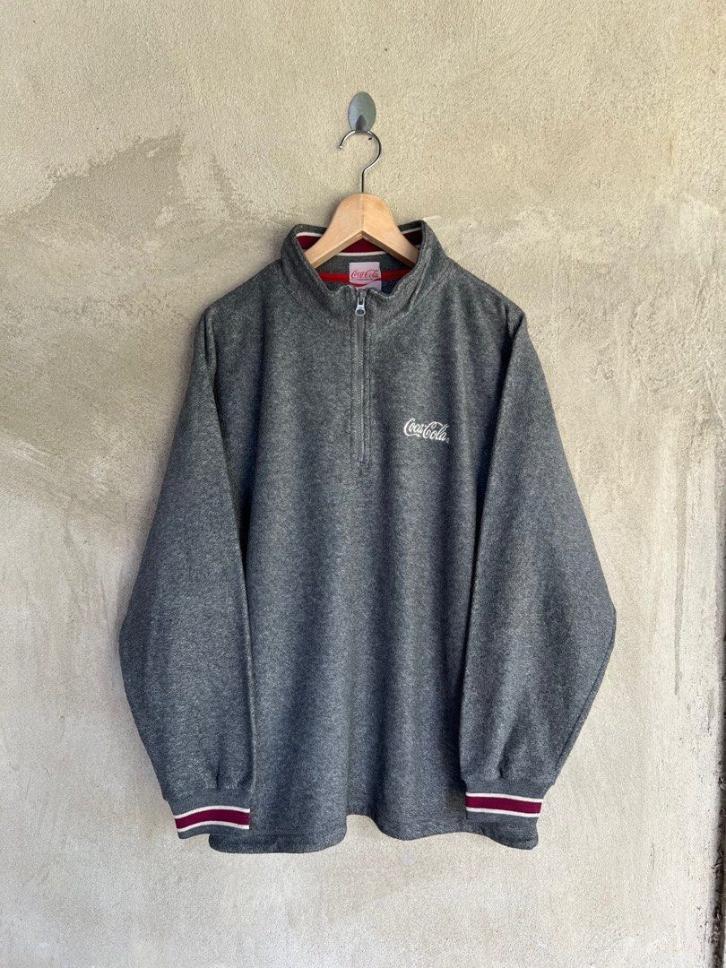 Coca Cola Vintage Coca Cola Small Logo Fleece Sweatshirt Size US L / EU 52-54 / 3 - 2 Thumbnail