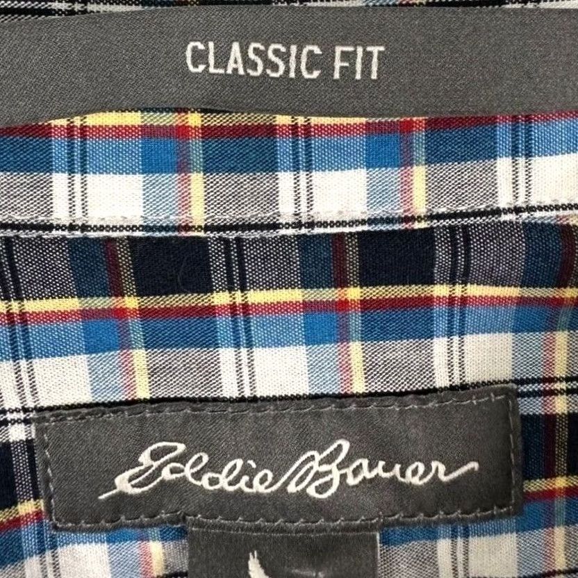 Eddie Bauer Eddie Bauer Shirt Mens 2XL Black Classic Fit Button Up Long Sleeve Pocket EUC Size US XXL / EU 58 / 5 - 6 Thumbnail