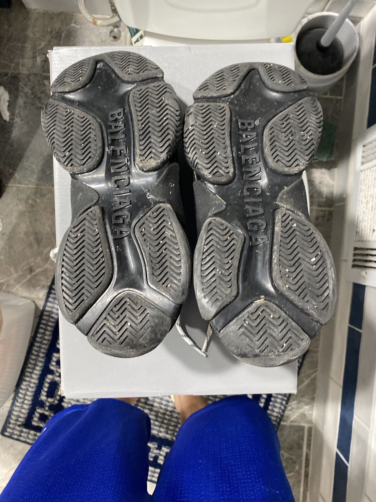 Balenciaga Balenciaga Triple S Black Size US 7.5 / EU 40-41 - 7 Thumbnail