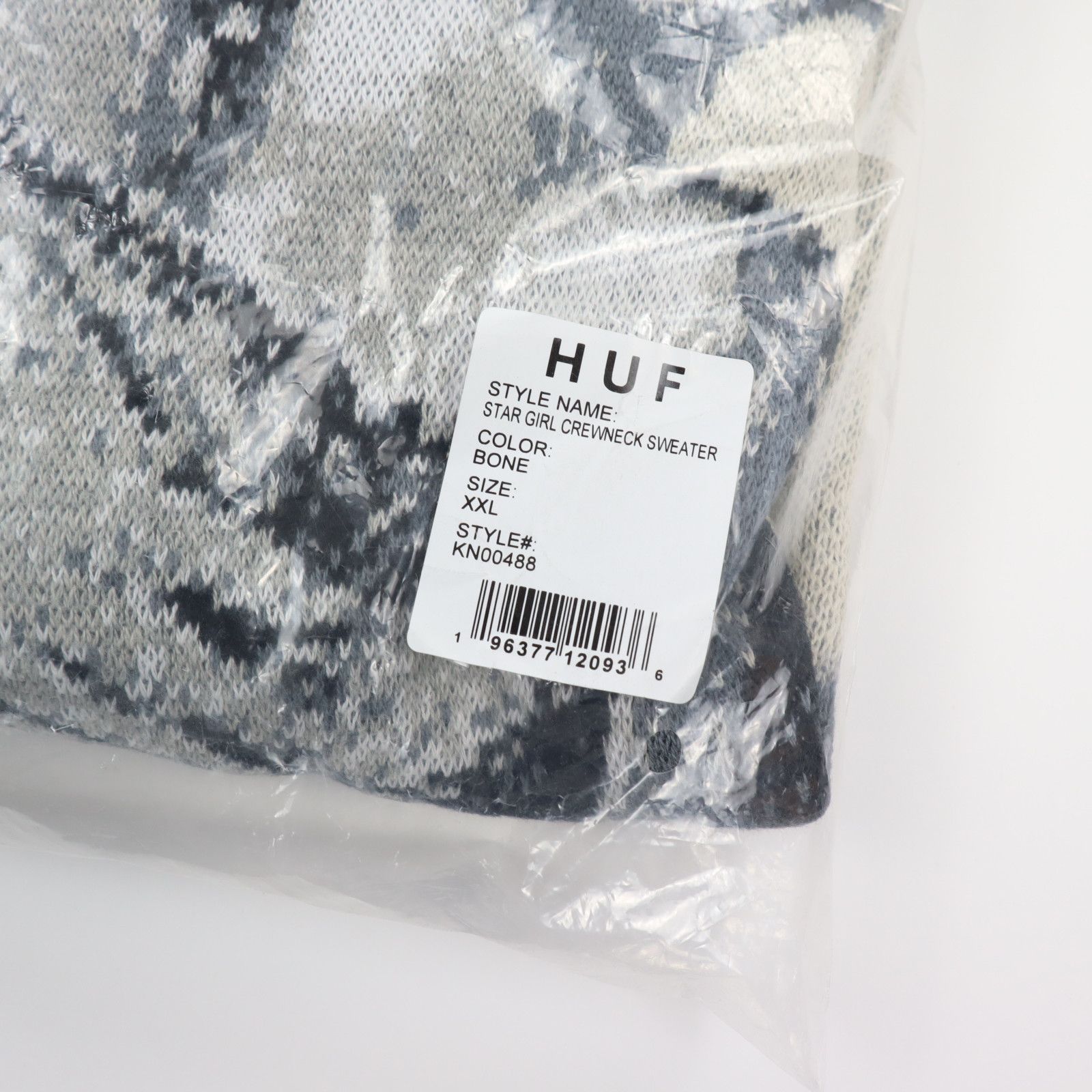 Band Tees × Huf Huf x Smashing Pumpkins Star Girl Crewneck Sweater XL NWT Size US XXL / EU 58 / 5 - 8 Thumbnail