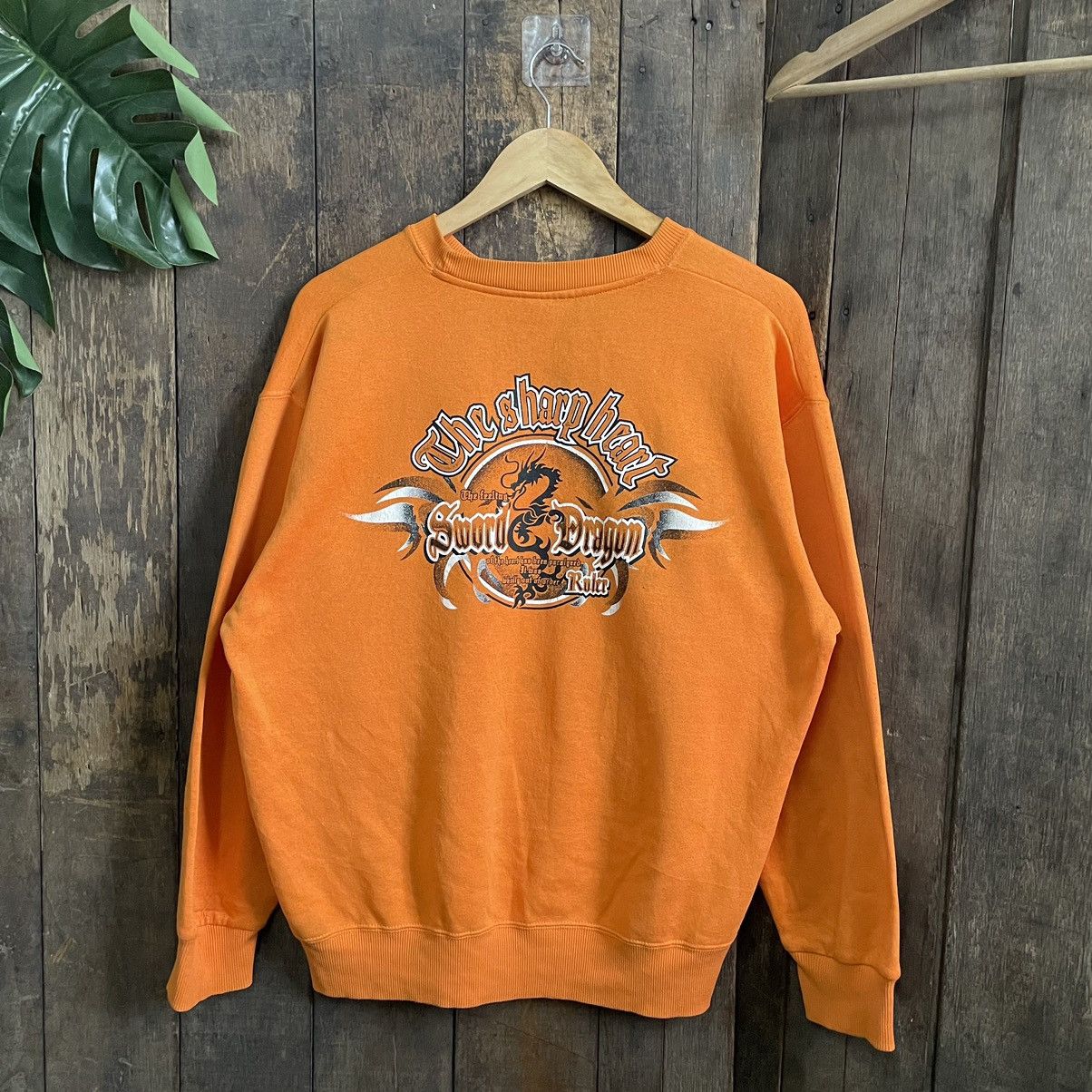 Tribal Streetwear × Vintage Vintage Y2K Staffa Sword Dragon Tribal street Sweatshirt Size US L / EU 52-54 / 3 - 1 Thumbnail