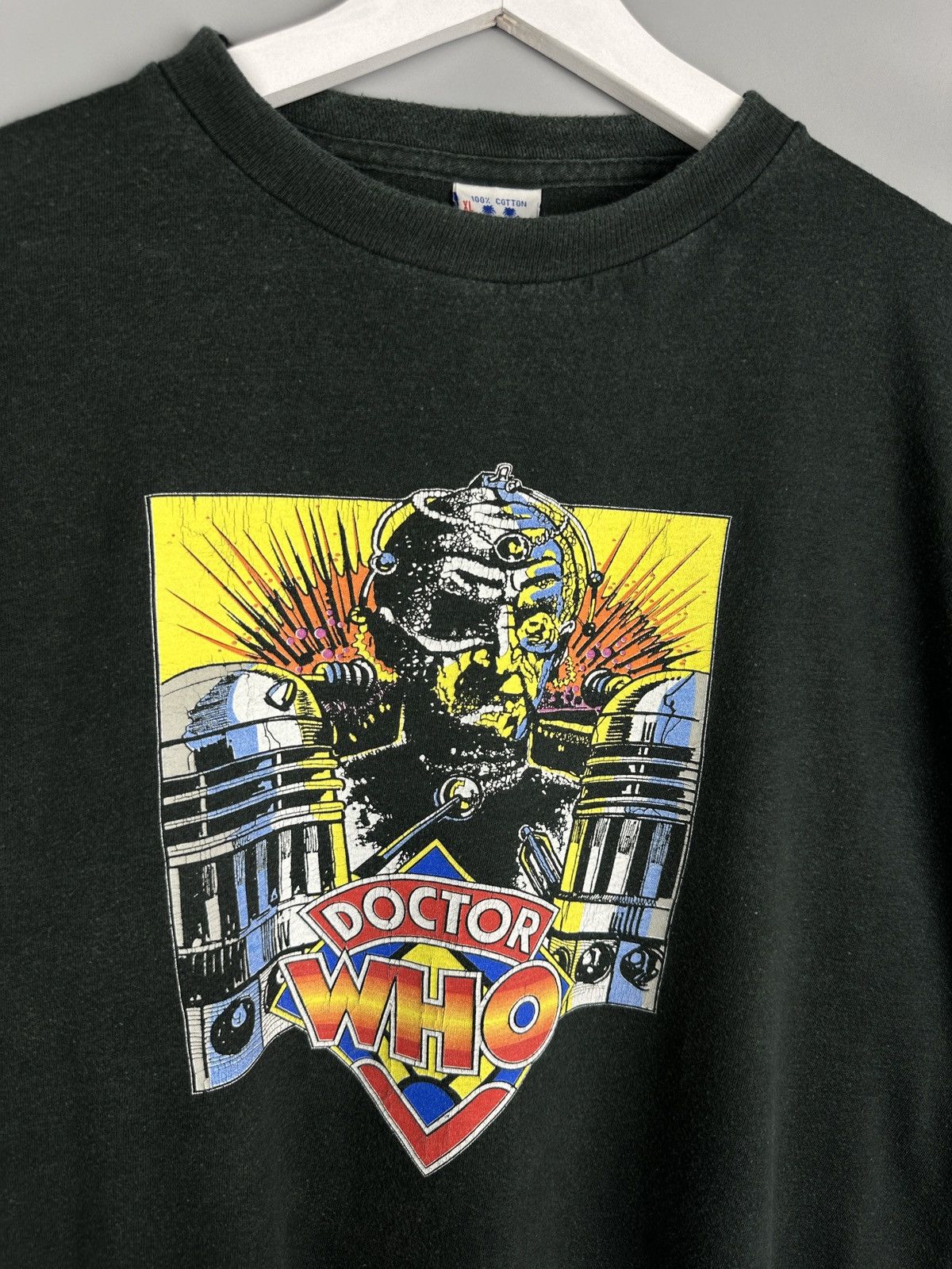 Vintage 90s Vintage Doctor Who Movie Graphic T Shirt Tee Size US XL / EU 56 / 4 - 3 Thumbnail