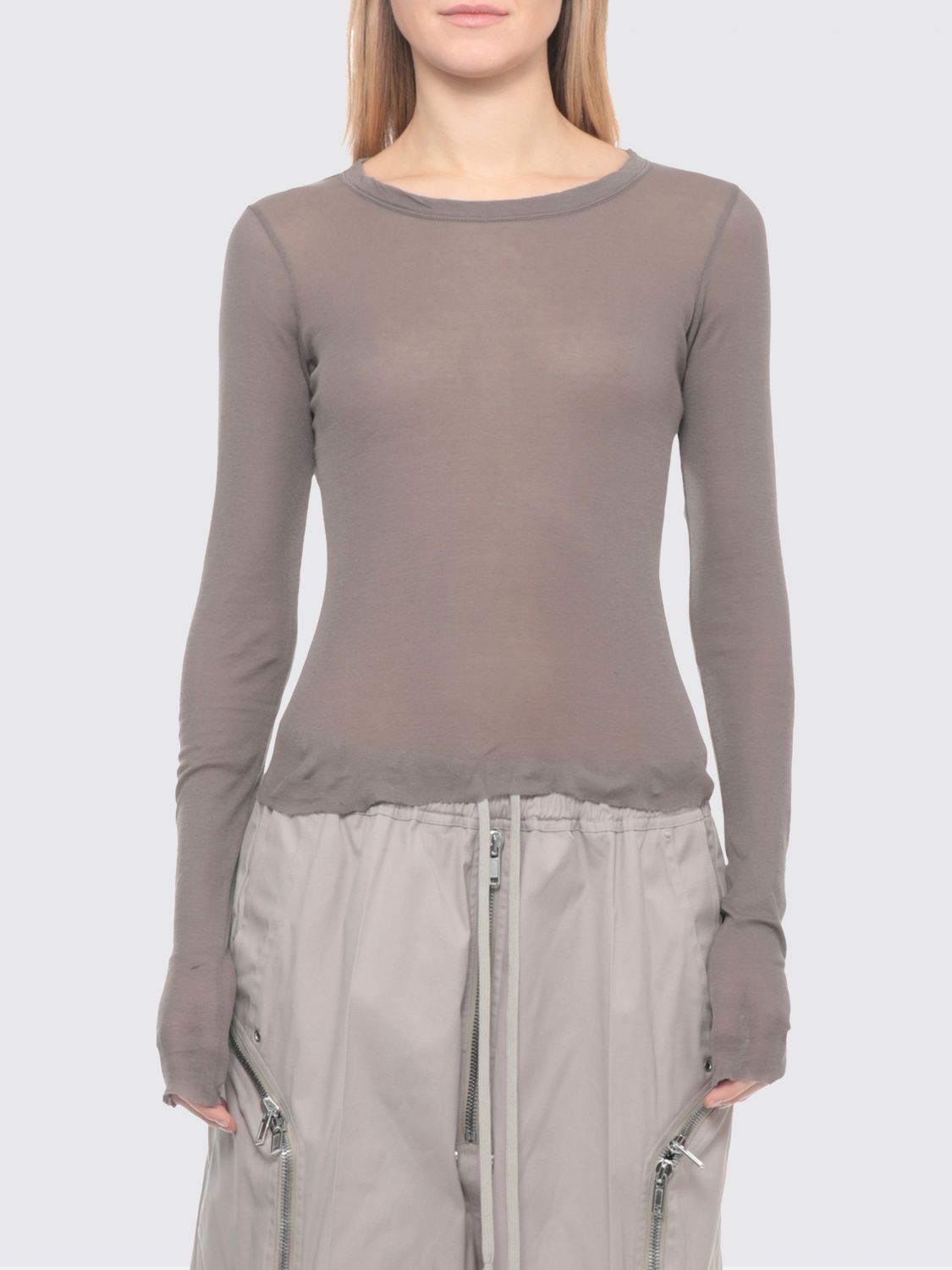 Rick Owens Rick Owens Sweater Woman Grey Size S / US 4 / IT 40 - 1 Thumbnail