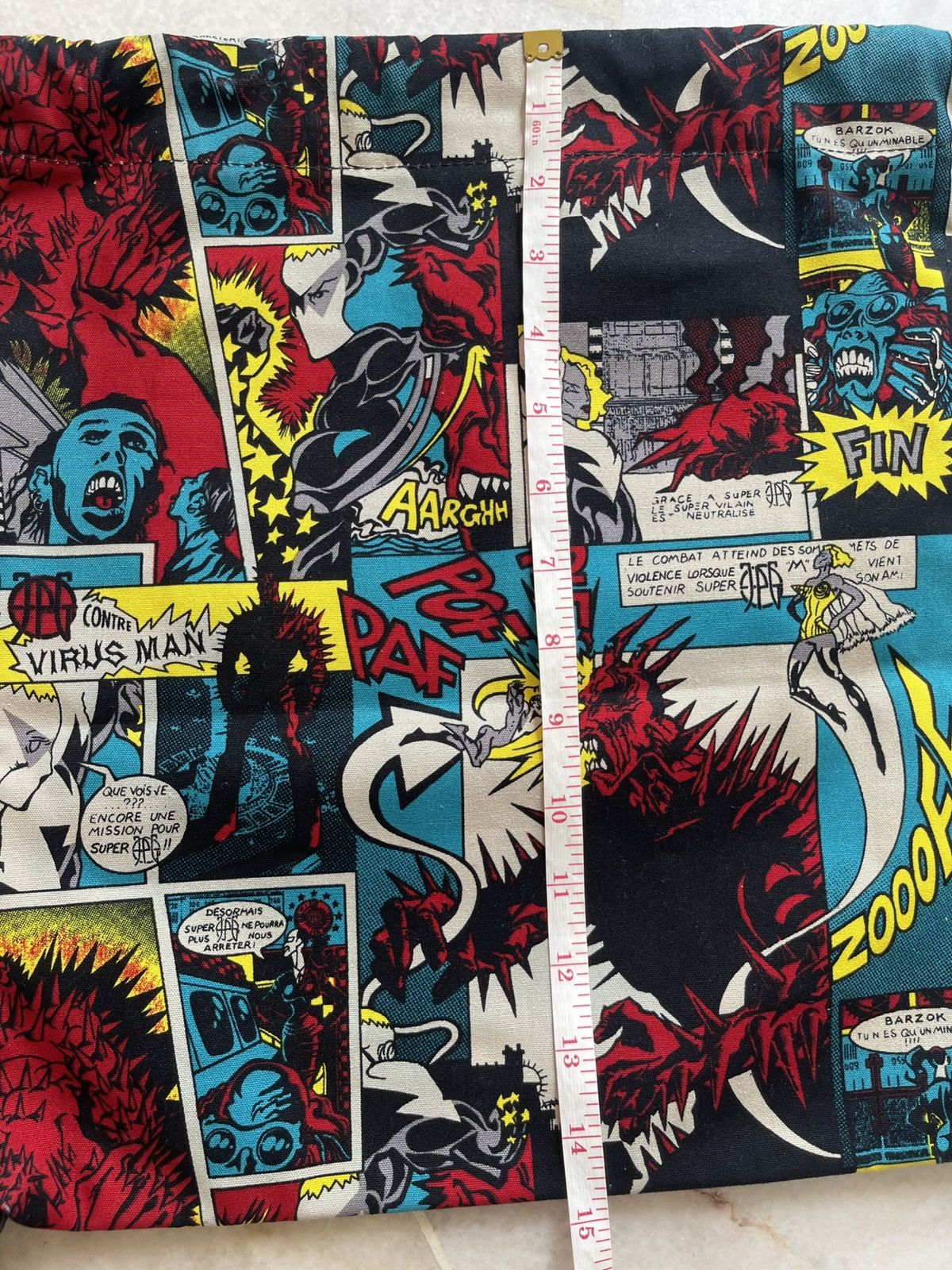 Jean Paul Gaultier 1995 Jean Paul Gaultier Comic Print Two Way Bag Size ONE SIZE - 8 Thumbnail