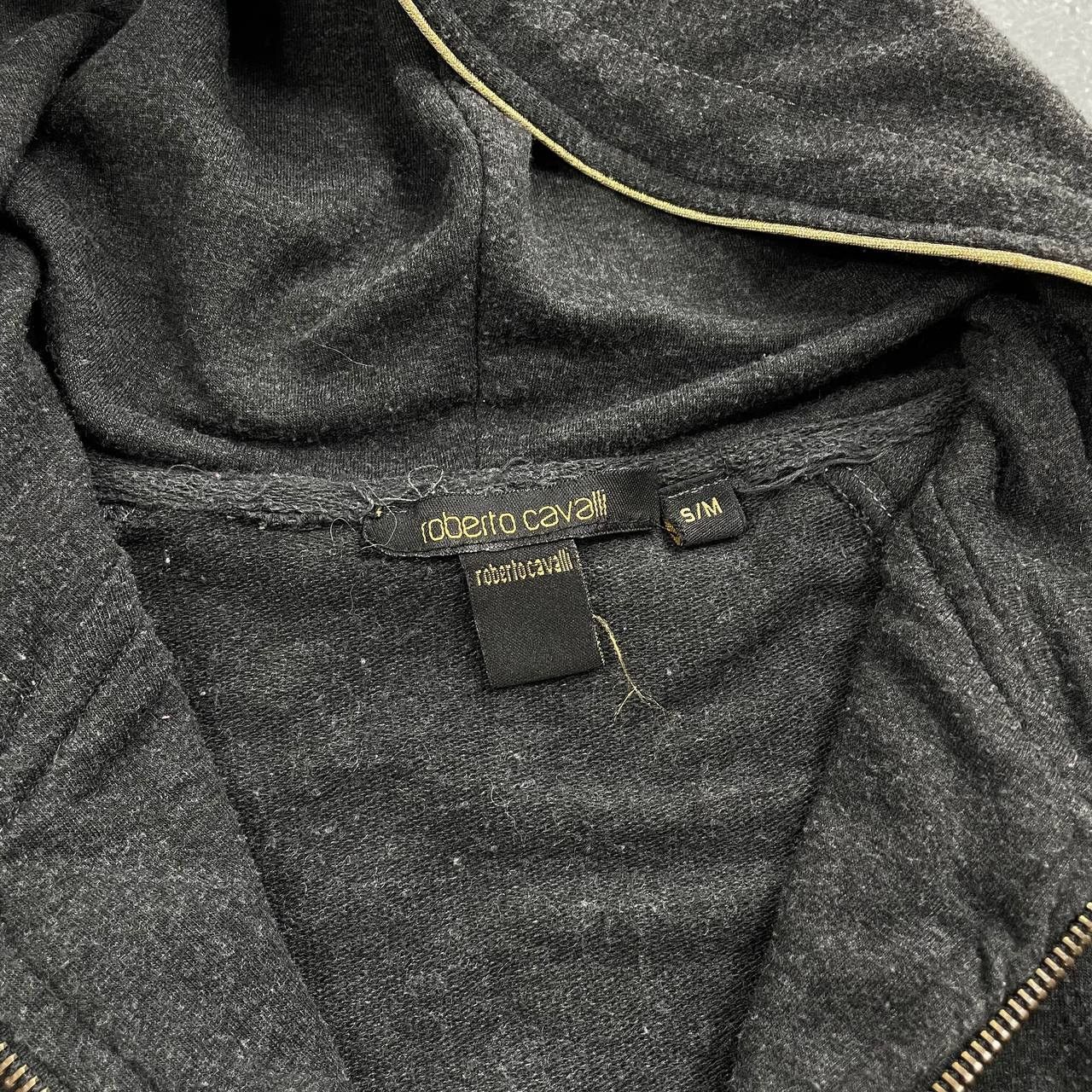 Just Cavalli Roberto Cavalli Full Zip-Up Hoodie Women’s Gray Size S/M Size S / US 4 / IT 40 - 7 Thumbnail