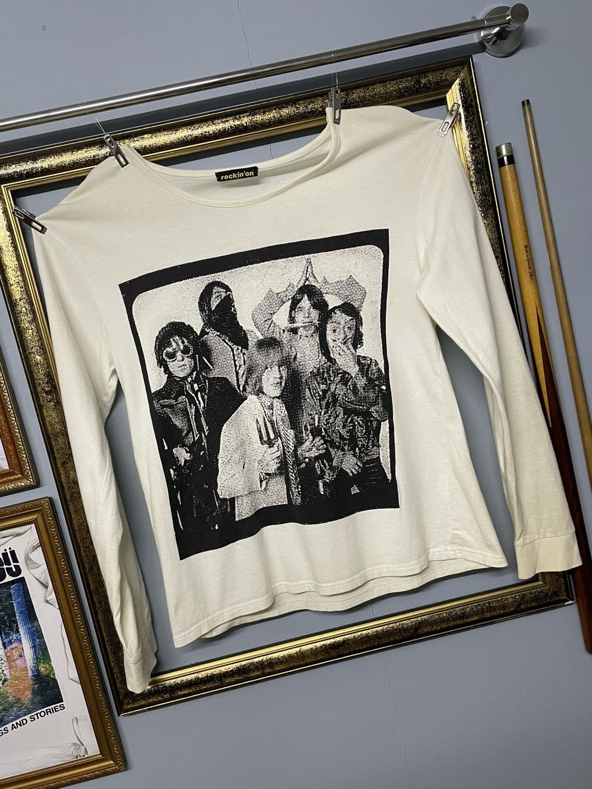 Designer × Japanese Brand × Vintage Vintage 90s Japan Designer Rockin On The Rolling Stones Tee Size US M / EU 48-50 / 2 - 2 Thumbnail