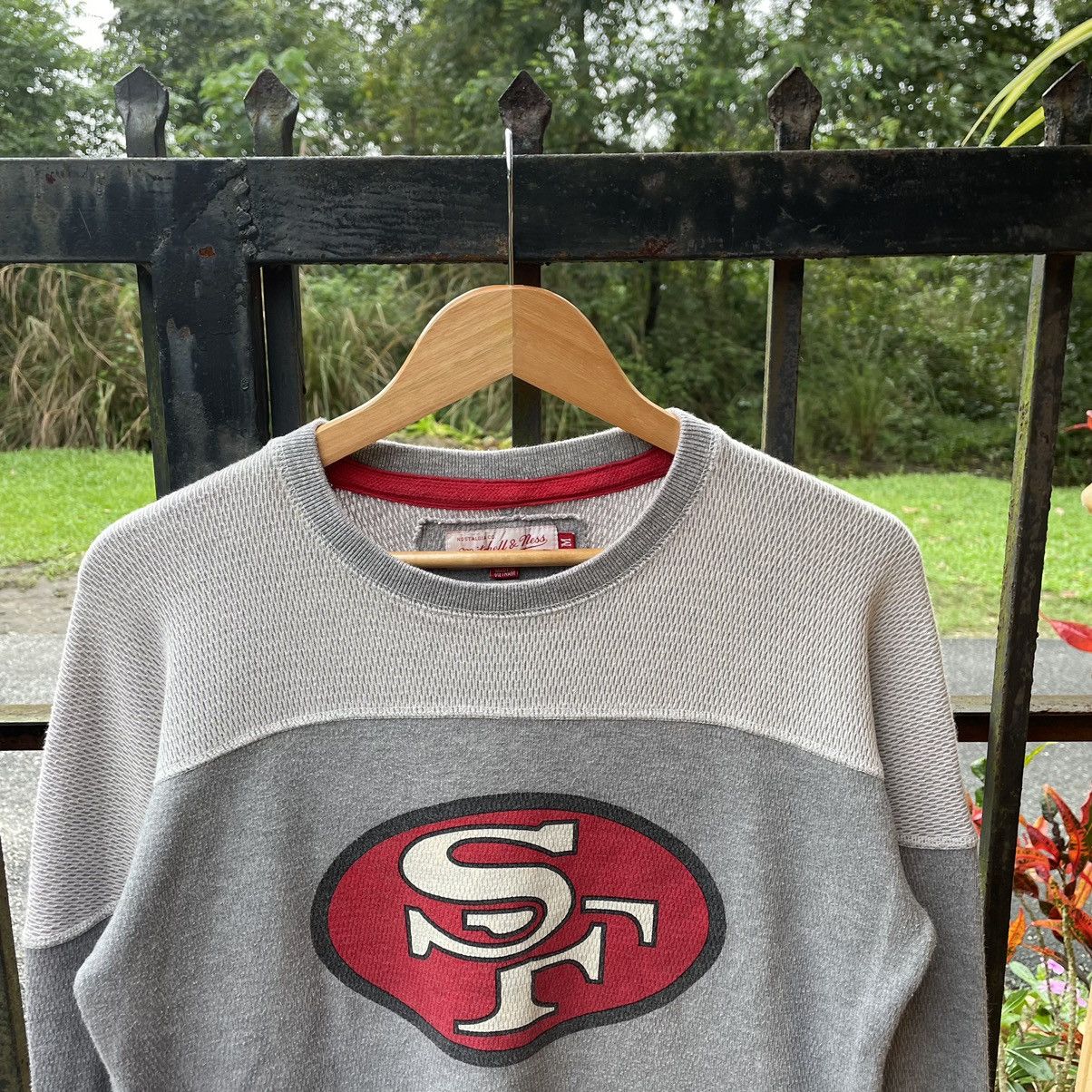 NFL × Vintage 🔥NFL San Francisco 49ers Big Logo Waffle Long Sleeves Shirts Size US S / EU 44-46 / 1 - 4 Thumbnail