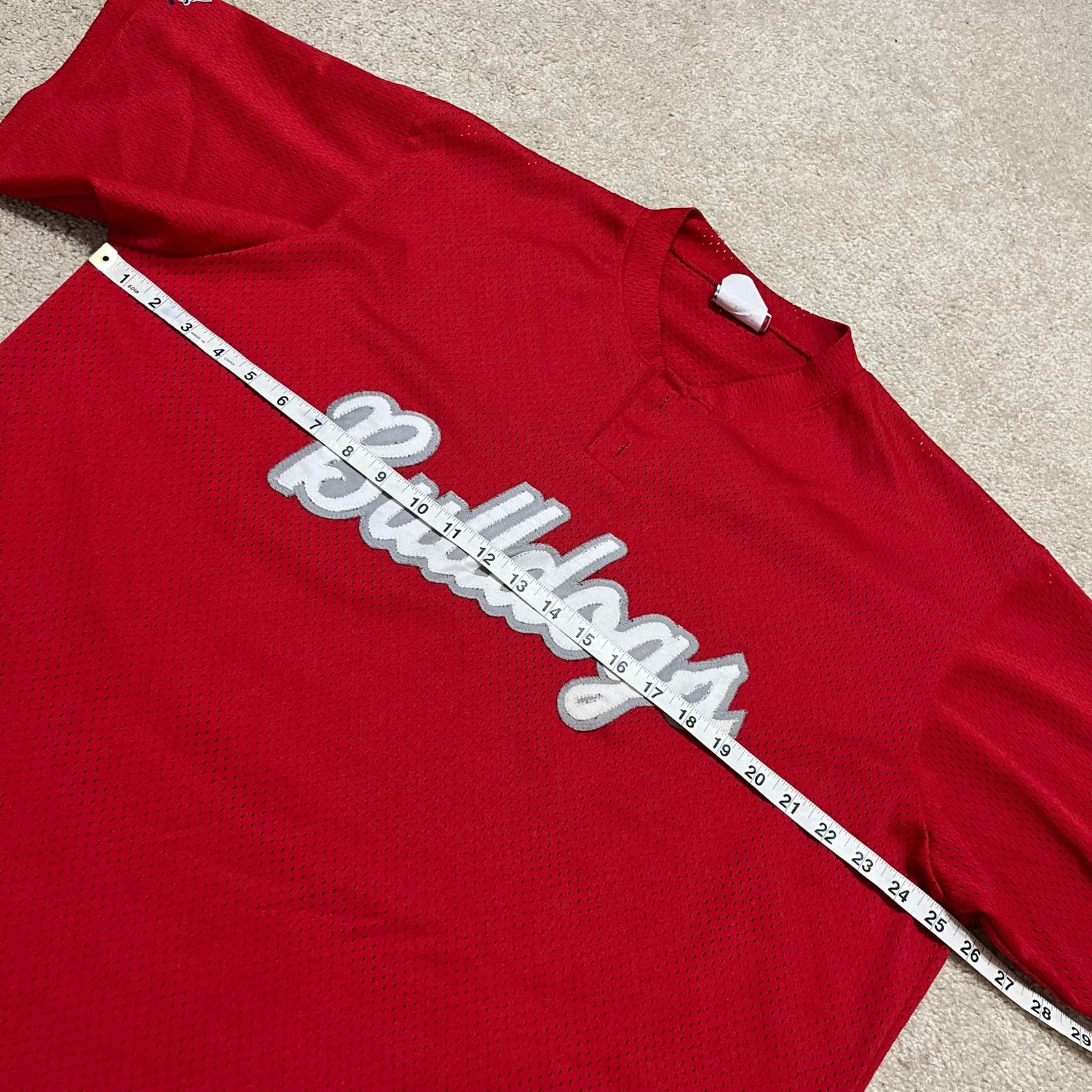 Majestic Vintage Majestic Bulldogs Red Baseball Jersey XL Size US XL / EU 56 / 4 - 5 Thumbnail