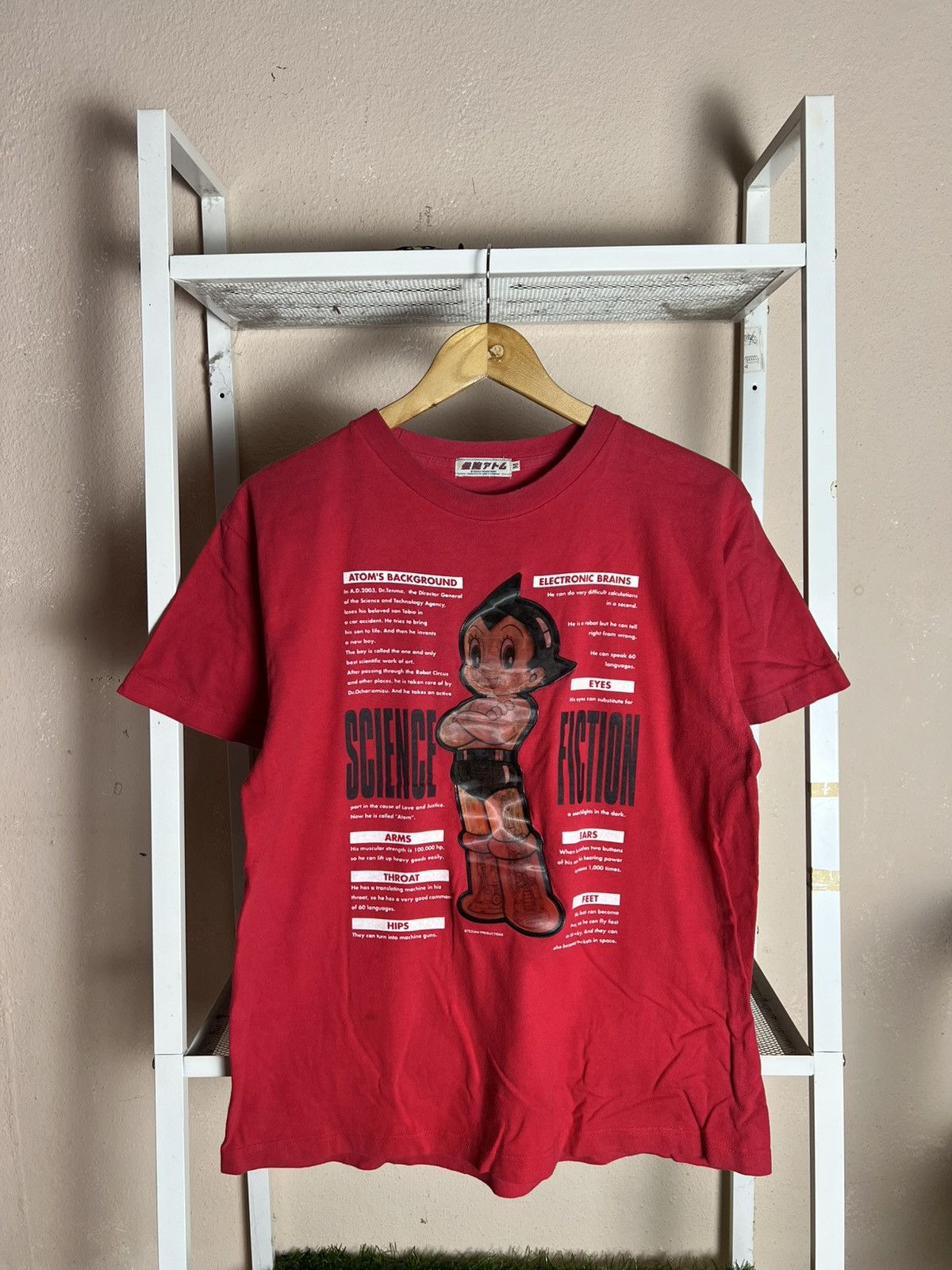 Anime Vintage Astro Boy “Science Fiction” Graphic 2000s Era Size US S / EU 44-46 / 1 - 1 Thumbnail