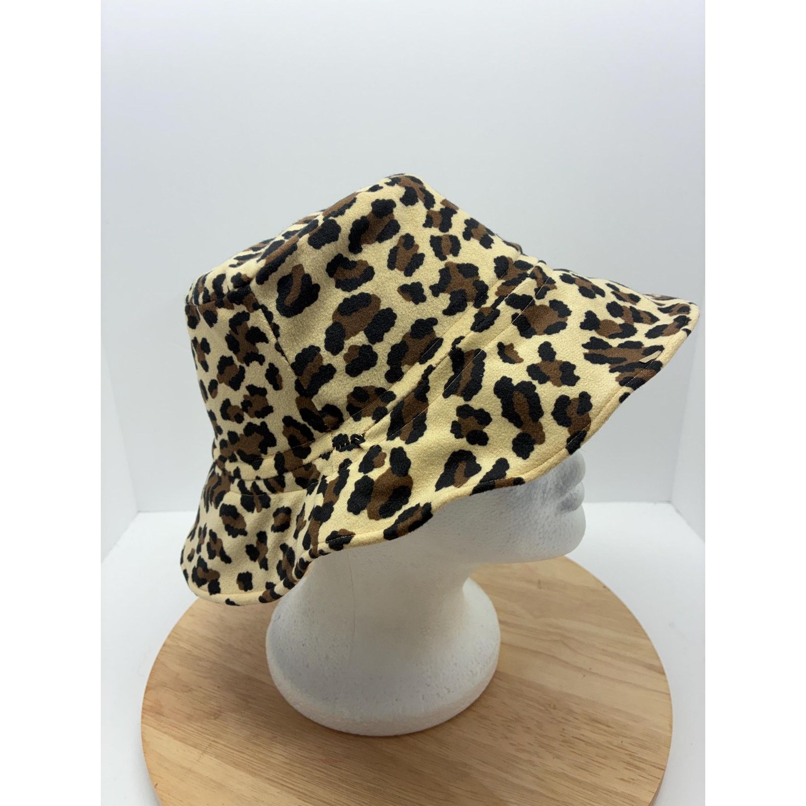 Other The Cheetah — Upcycled Cheetah Print Polyester Bucket Hat Size ONE SIZE - 8 Thumbnail