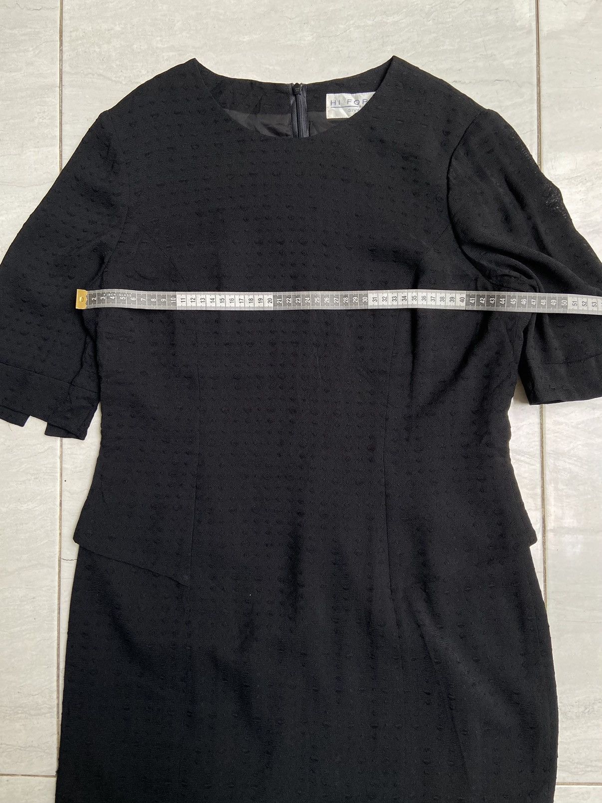 Givenchy GIVENCHY Black Midi Dress Size S / US 4 / IT 40 - 3 Thumbnail