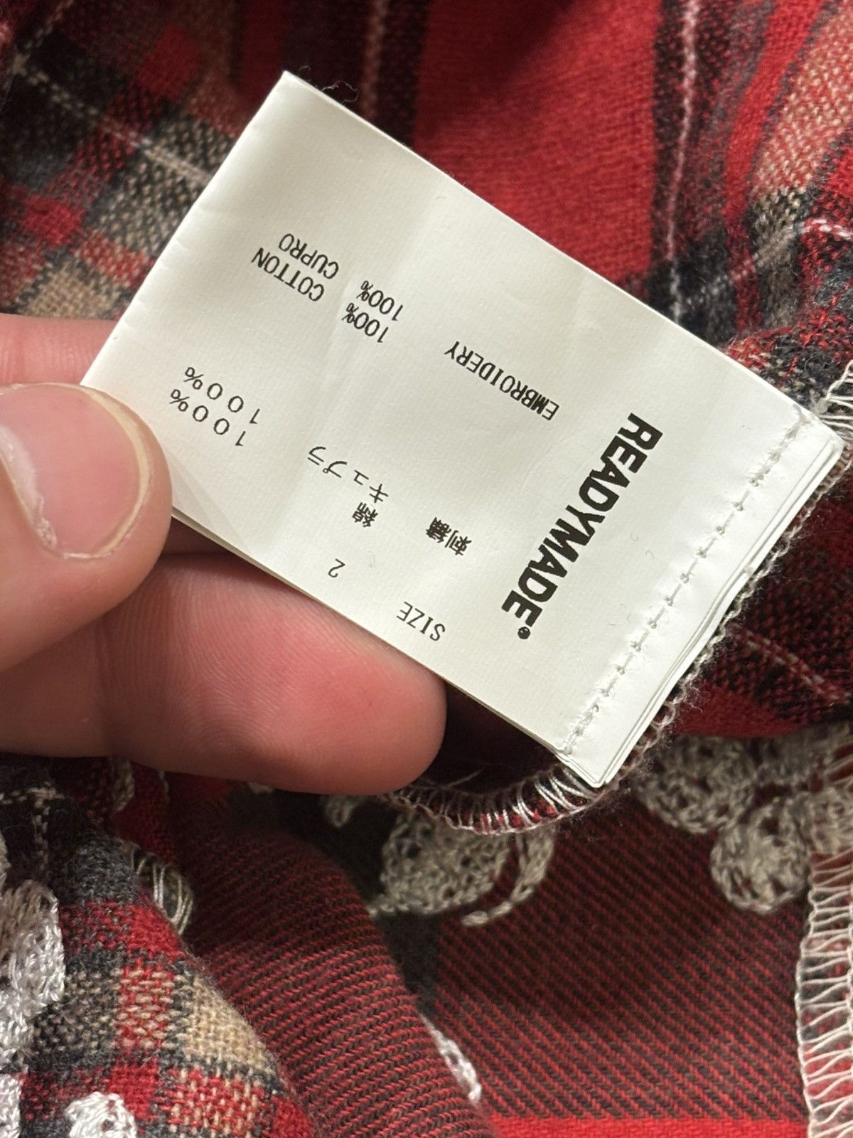 DENIM TEARS × READYMADE Denim Tears X Ready Made Flannel Shirt Size US M / EU 48-50 / 2 - 10 Thumbnail