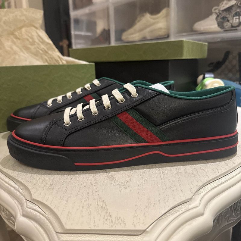 Gucci Gucci Tennis 1977 Logo Fashion Sneakers - Size US 13 / EU 46 - 1 Thumbnail
