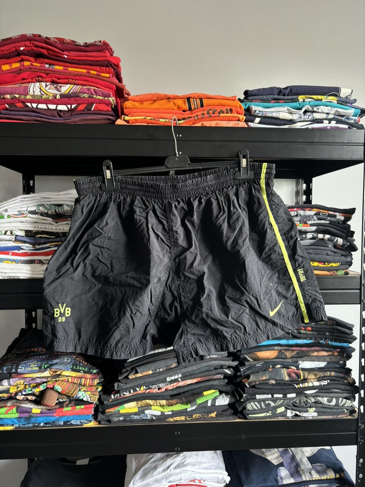 Nike VTG 90’s Nike premier Borussia BVB nylon vintage shorts Size US 38 / EU 54 - 1 Thumbnail