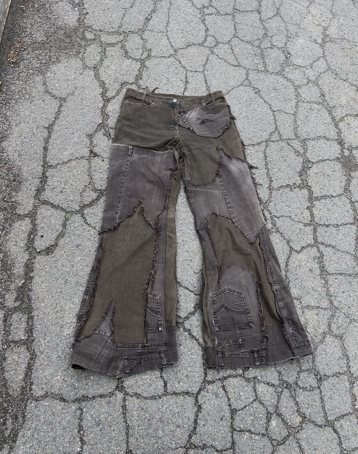 Japanese Brand Dual Denim Upcycled Jeans Size US 38 / EU 54 - 2 Thumbnail