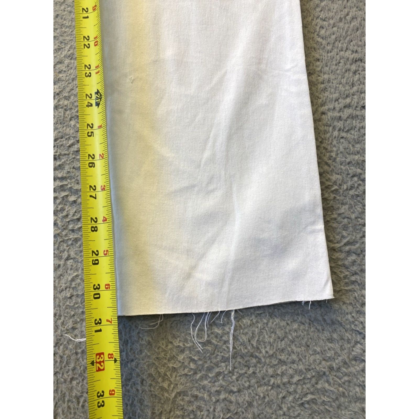 Vintage Saint Hilaire Jeans Women USA 8 White Light Flare Mid Rise 31 Inseam NWT Size 30" / US 8 / IT 44 - 7 Thumbnail