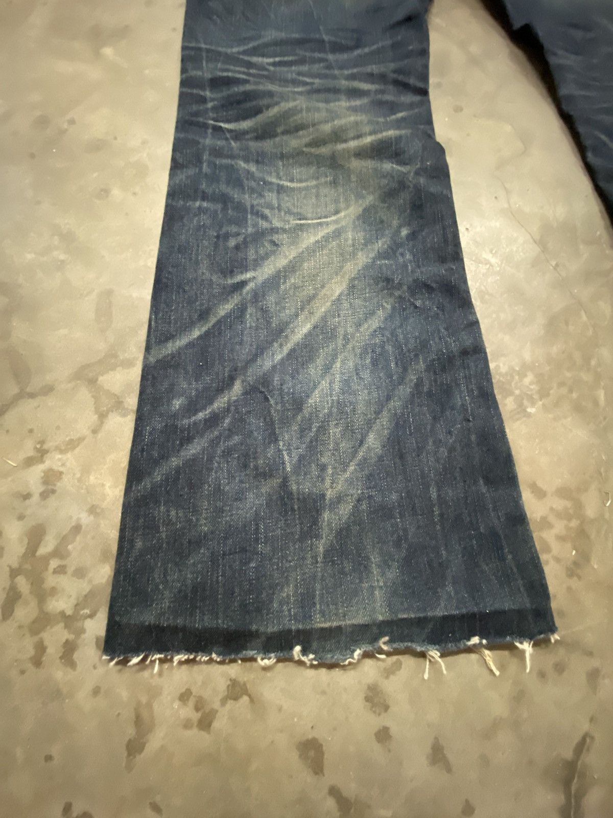 Japanese Brand Flare Jeans Japanese Lolita Mud Rusty Boot Cut Size US 36 / EU 52 - 2 Thumbnail