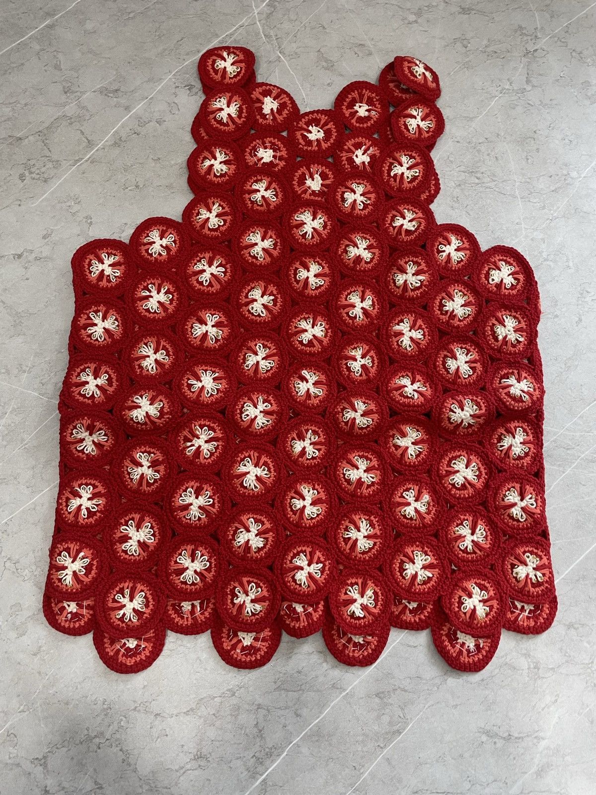 image of Doublet Tomato Embroidered Knit Vest M, Men's (Size Medium)