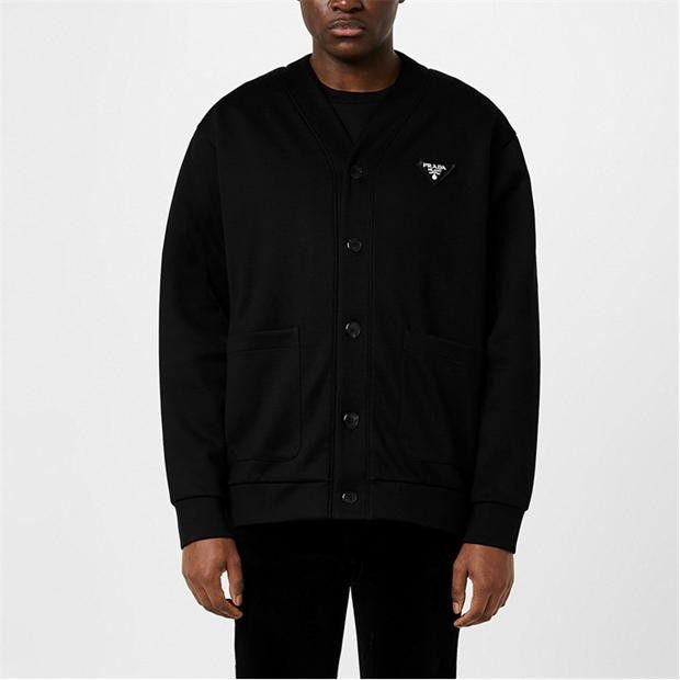 Prada PRADA Cotton Fleece Cardigan Size US M / EU 48-50 / 2 - 2 Thumbnail