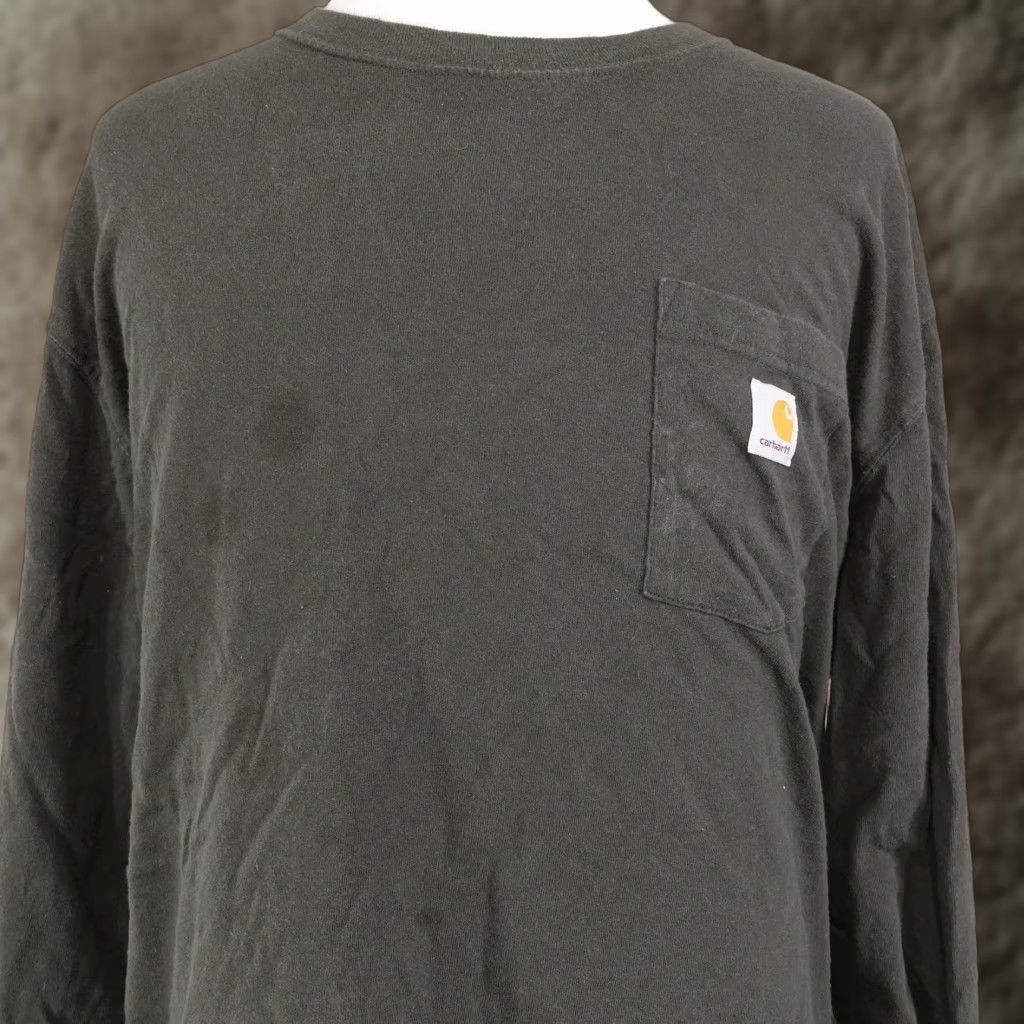 Carhartt Carhartt Long Sleeve Pocket Shirt Mens 2XL Green Original Fit Workwear K126 Size US XXL / EU 58 / 5 - 1 Thumbnail