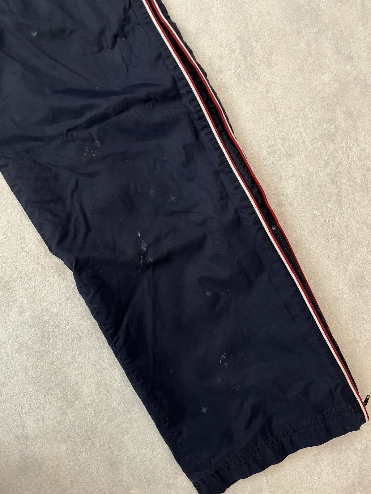Nike × Vintage 90s Nike Swoosh Vintage Y2K Parachute Nylon Distressed Pants Size US 33 - 11 Thumbnail
