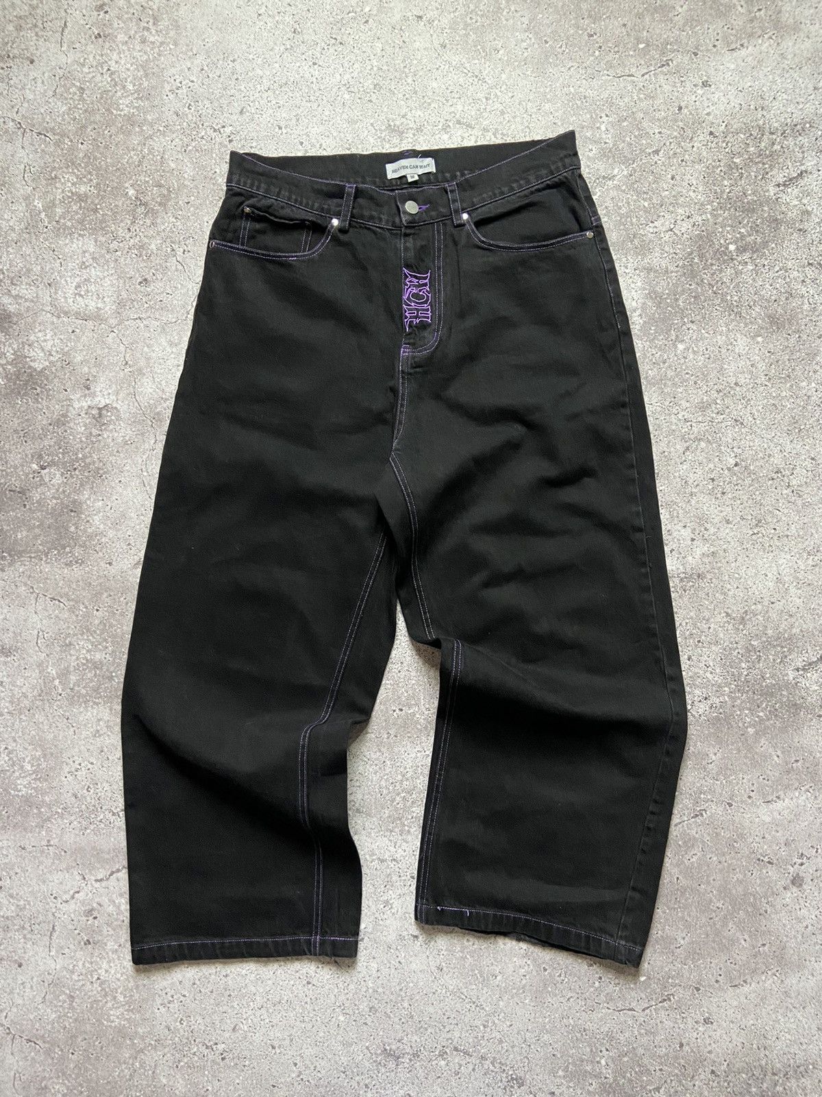 Vintage Heaven can wait - Purple Jeans Size US 32 / EU 48 - 4 Thumbnail