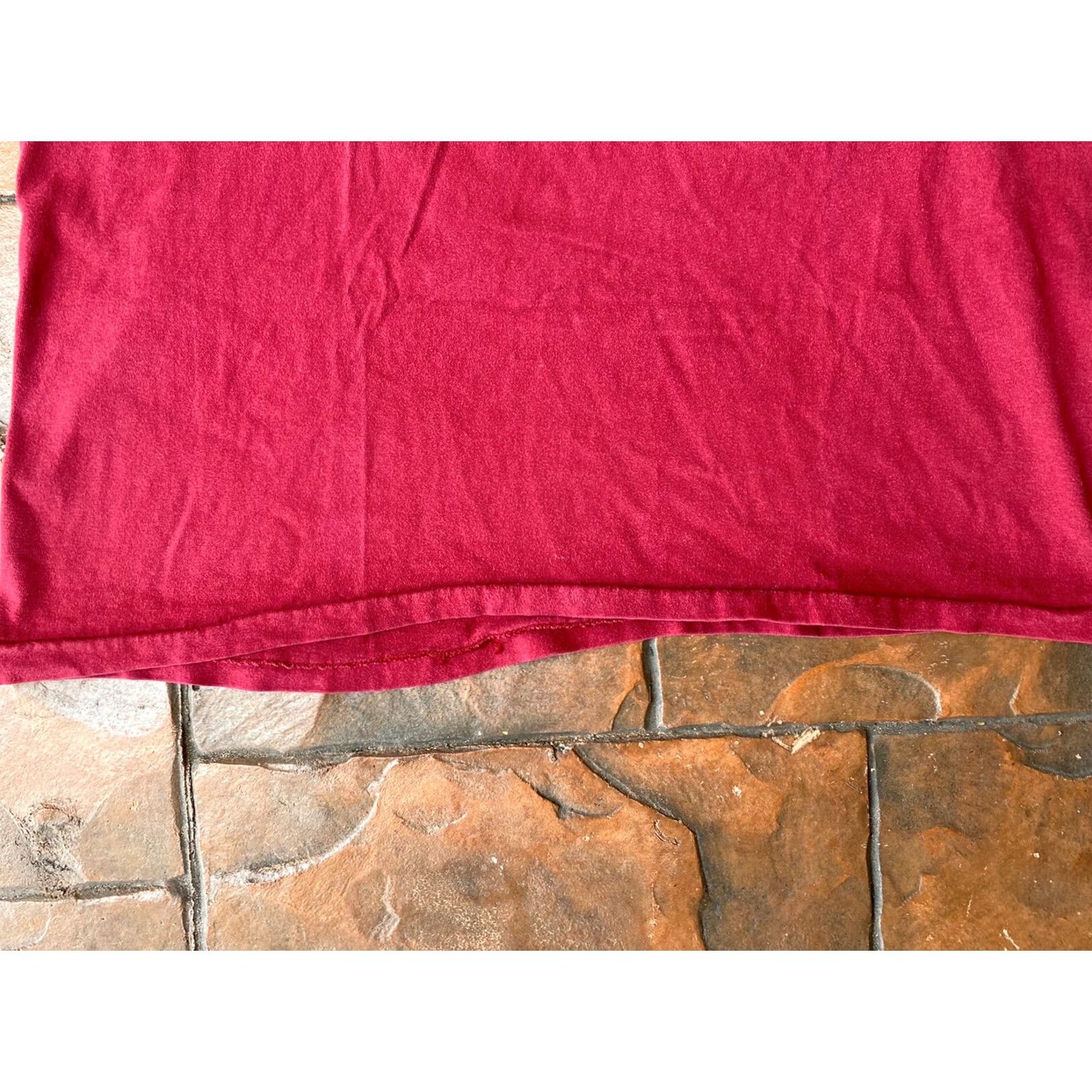 Harley Davidson VINTAGE Harley-Davidson T Shirt XL Maroon 90s Biker Bike Week Laconia Logo Short Sleeve Crew Neck Men Size US XL / EU 56 / 4 - 4 Thumbnail