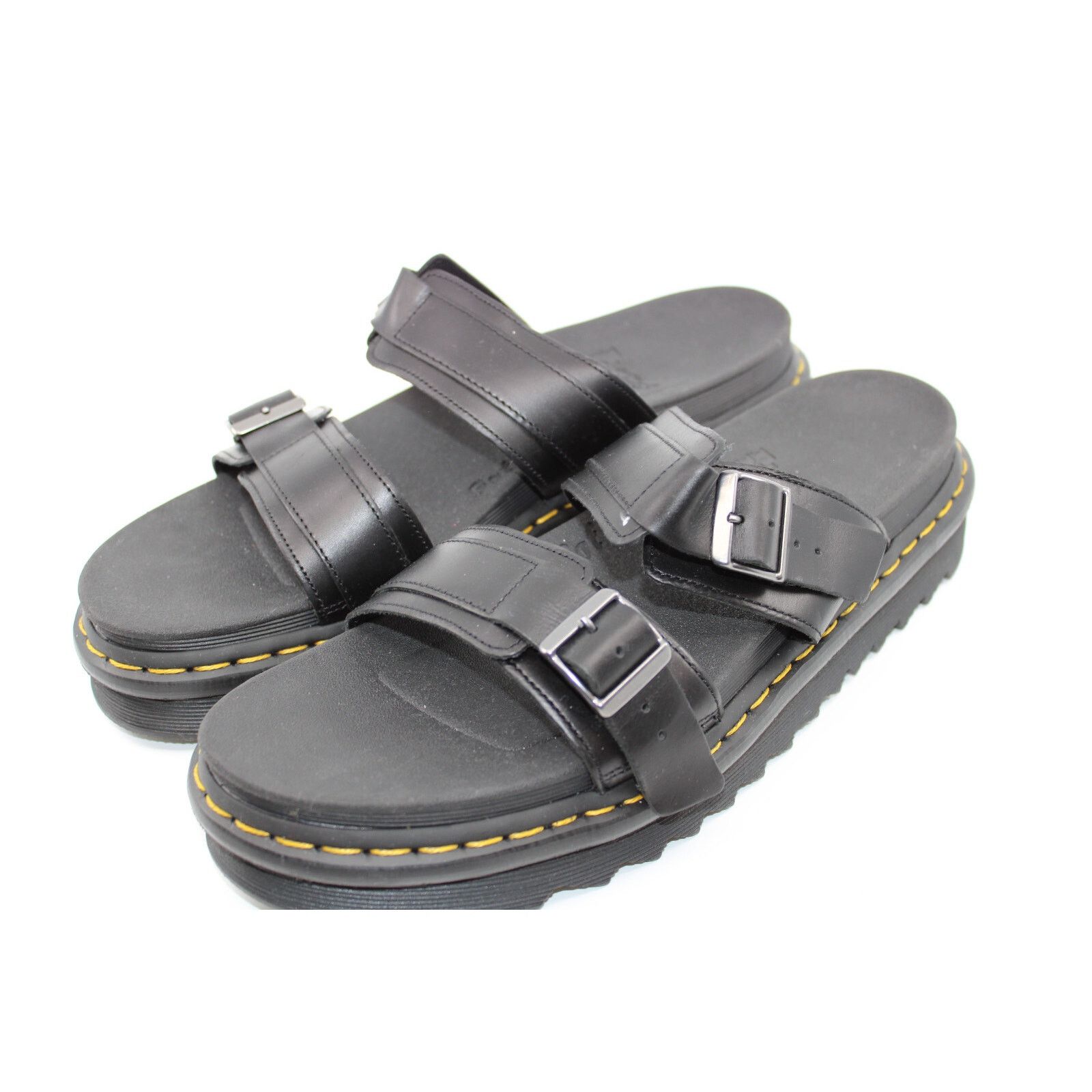 Dr. Martens New DR. MARTENS Unisex-Adult Myles Sandal Black Size Mens 13 Size US 13 / EU 46 - 1 Thumbnail