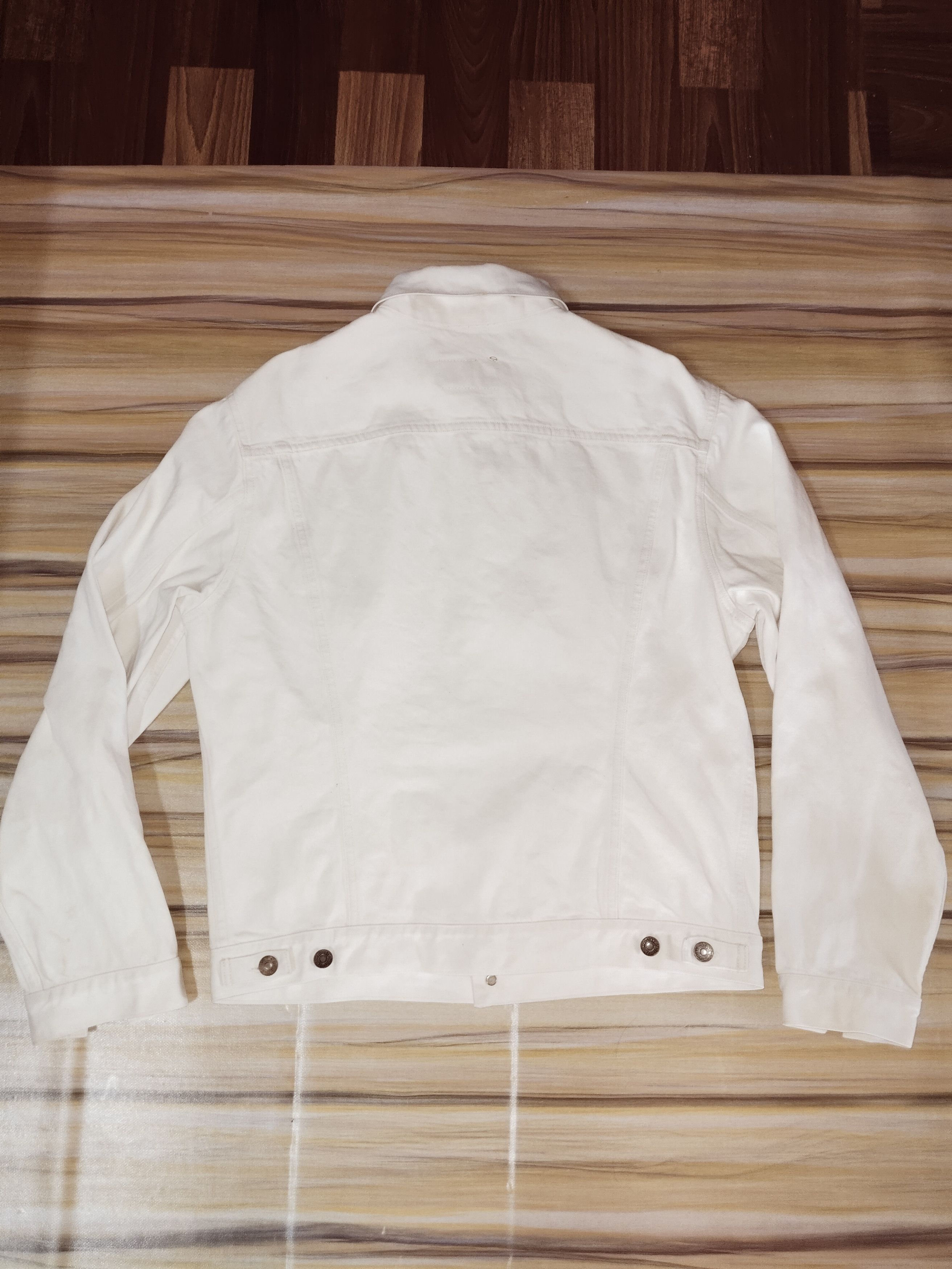 Levi's Vintage Clothing Vintage Levis White Denim Jacket Size US M / EU 48-50 / 2 - 9 Thumbnail