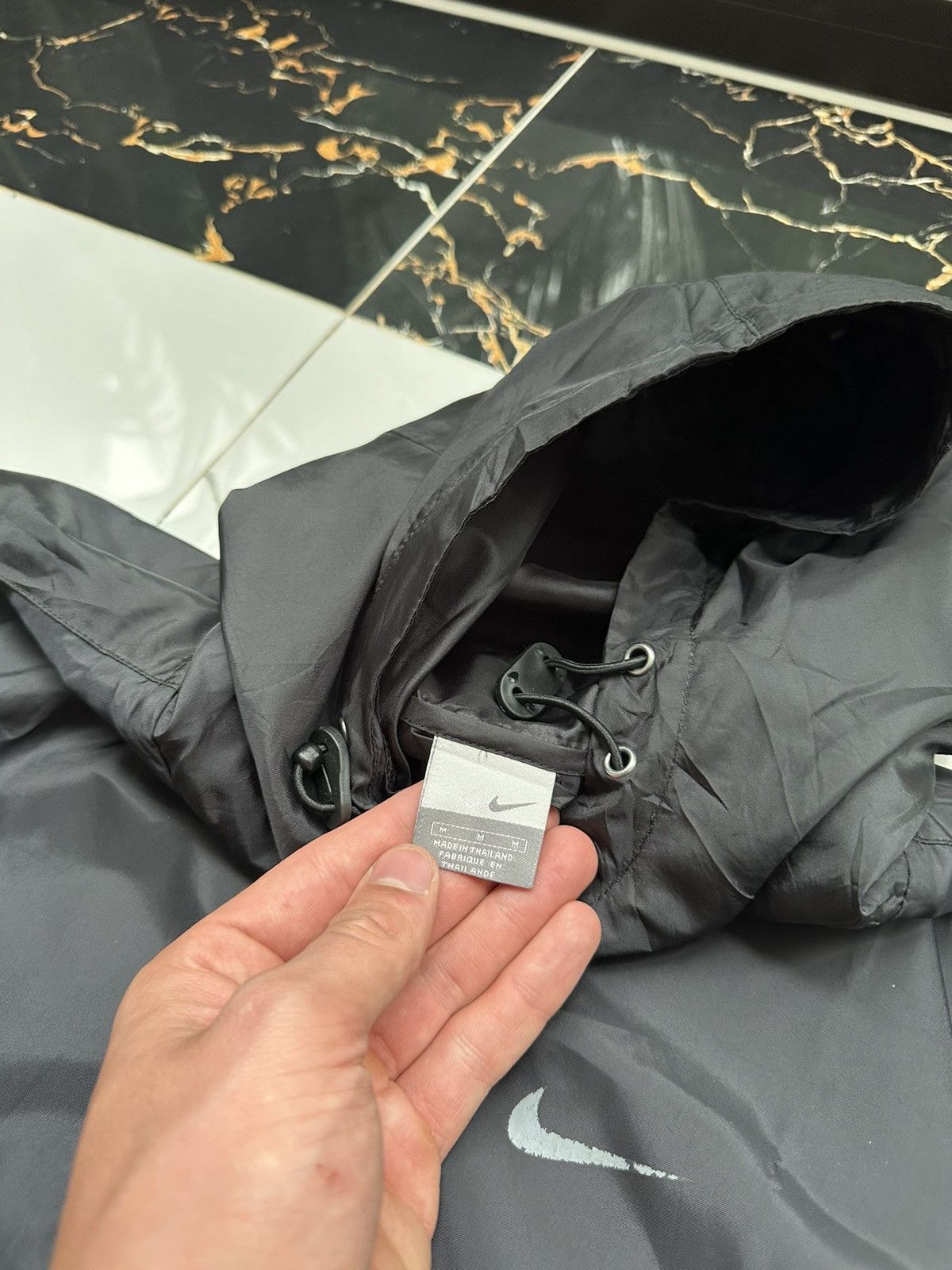 Nike × Vintage NIKE VINTAGE BIG SWOOSH STREETWEAR LIGHT JACKET Size US M / EU 48-50 / 2 - 5 Thumbnail