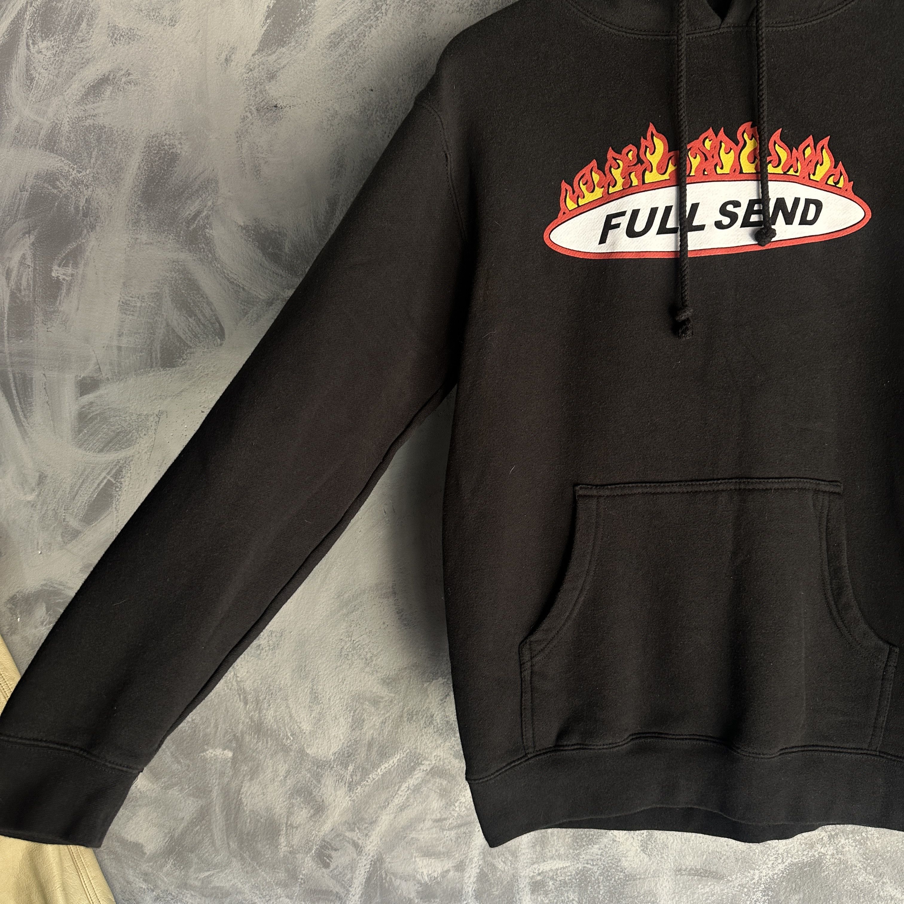 Full Send Full Send Nelk Boys Hoodie Mens Fire Flames Logo Size US S / EU 44-46 / 1 - 5 Thumbnail