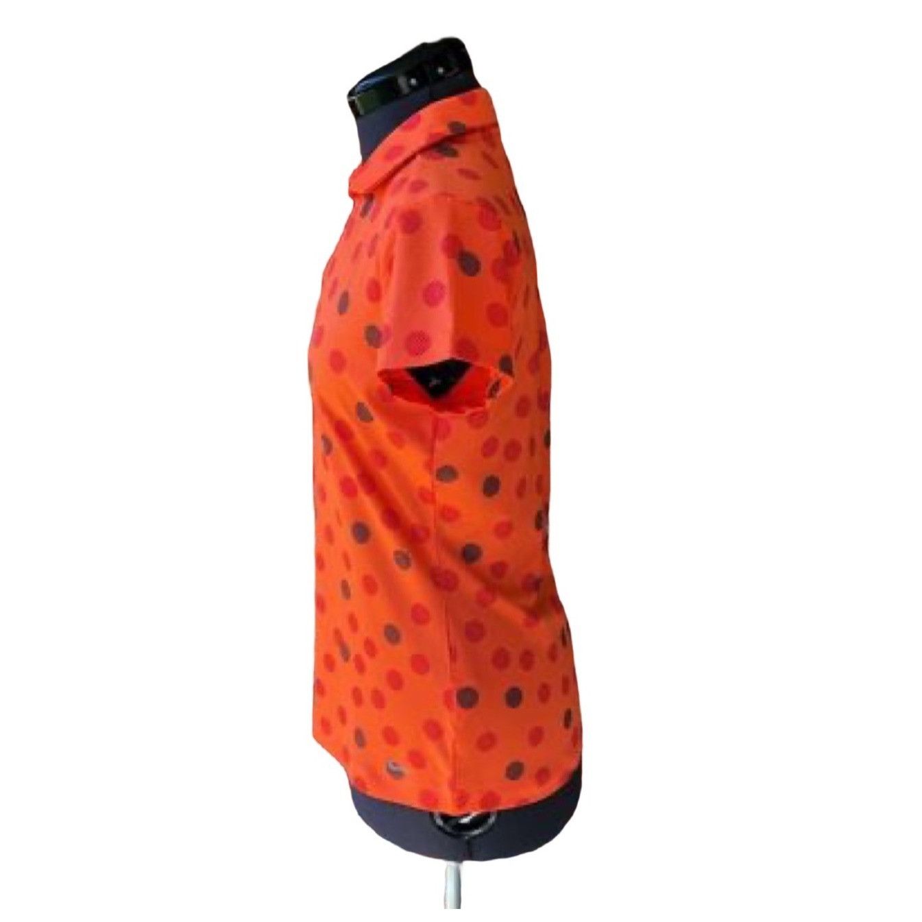 Nike Nike Golf Tour Performance Dri-Fit Polo Shirt Orange Polka D Size S / US 4 / IT 40 - 6 Thumbnail