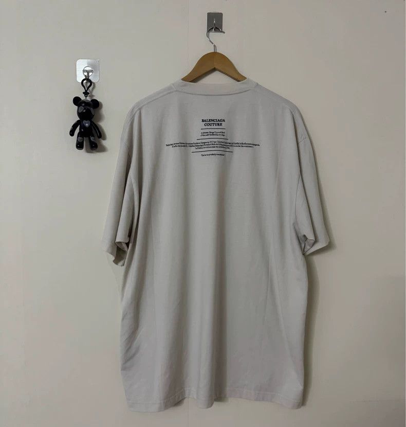Balenciaga Balenciaga couture boxy Embroidered Letter Short Sleeve Size US M / EU 48-50 / 2 - 4 Thumbnail