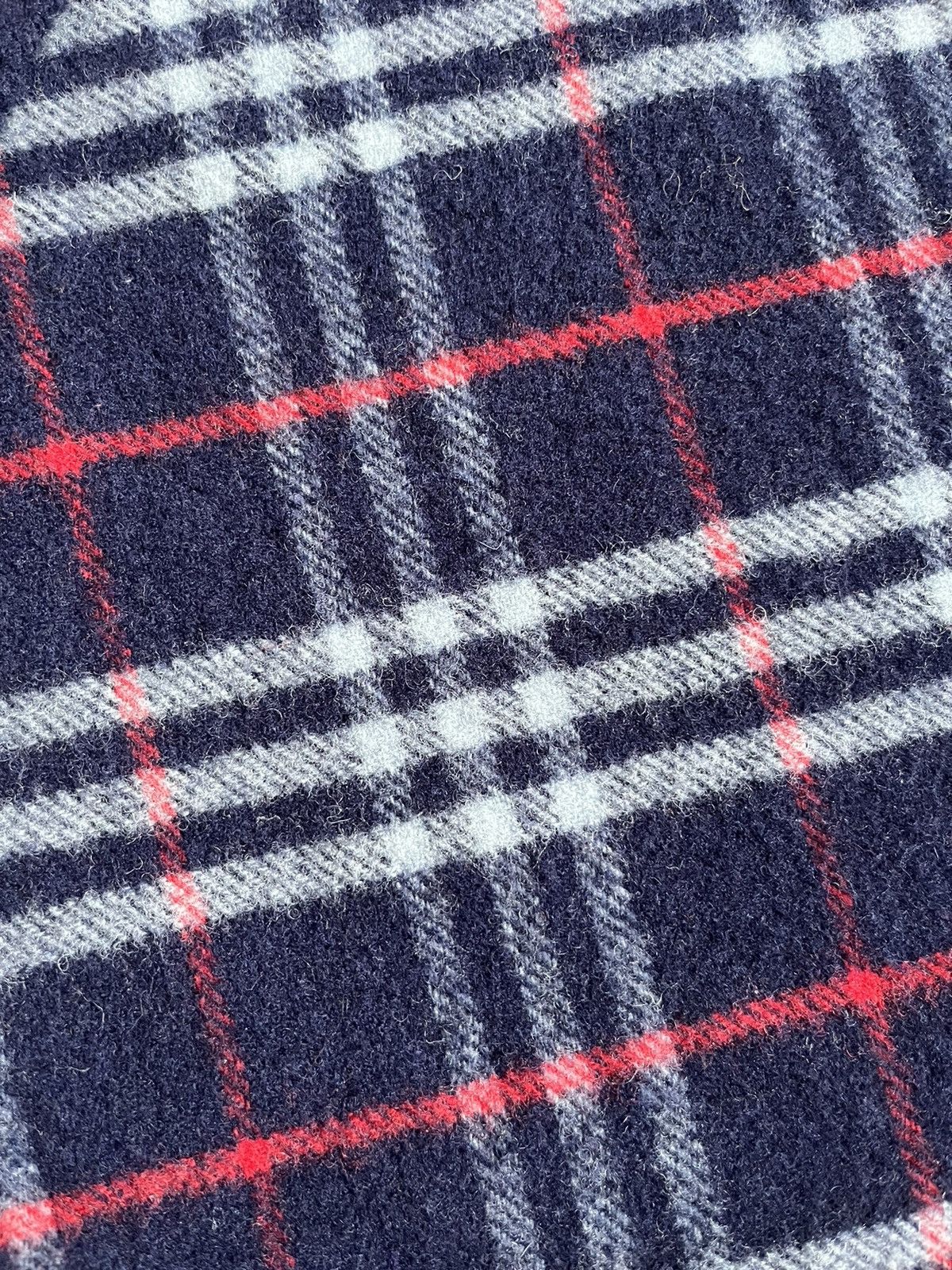 Burberry Burberry London Blue Checkered Plaid Lambswool Scarf Scarve Size ONE SIZE - 8 Thumbnail