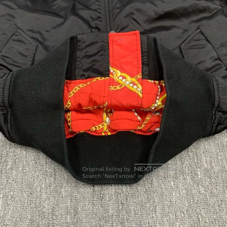 Balenciaga Balenciaga Black Scarf Flight Jacket Cotton Jacket Size US S / EU 44-46 / 1 - 9 Thumbnail
