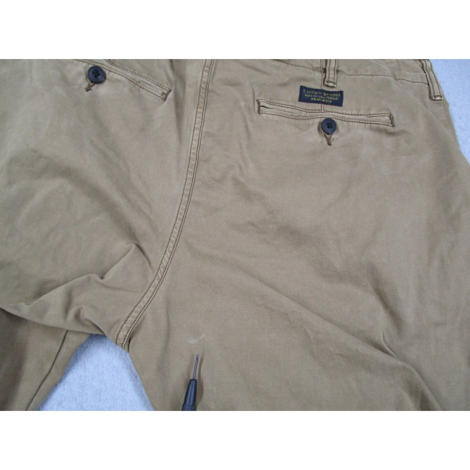 Lucky Brand Lucky Brand Chino Pants 38 Khaki Beige Casual Mens Size US 38 / EU 54 - 6 Thumbnail