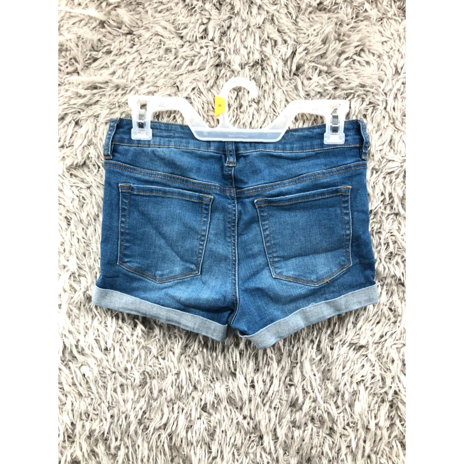 Pacsun PacSun Shorts Womens Size 27 Mid Rise Dark Wash Blue Denim Jean Boyfriend Size 27" / US 4 / IT 40 - 4 Thumbnail