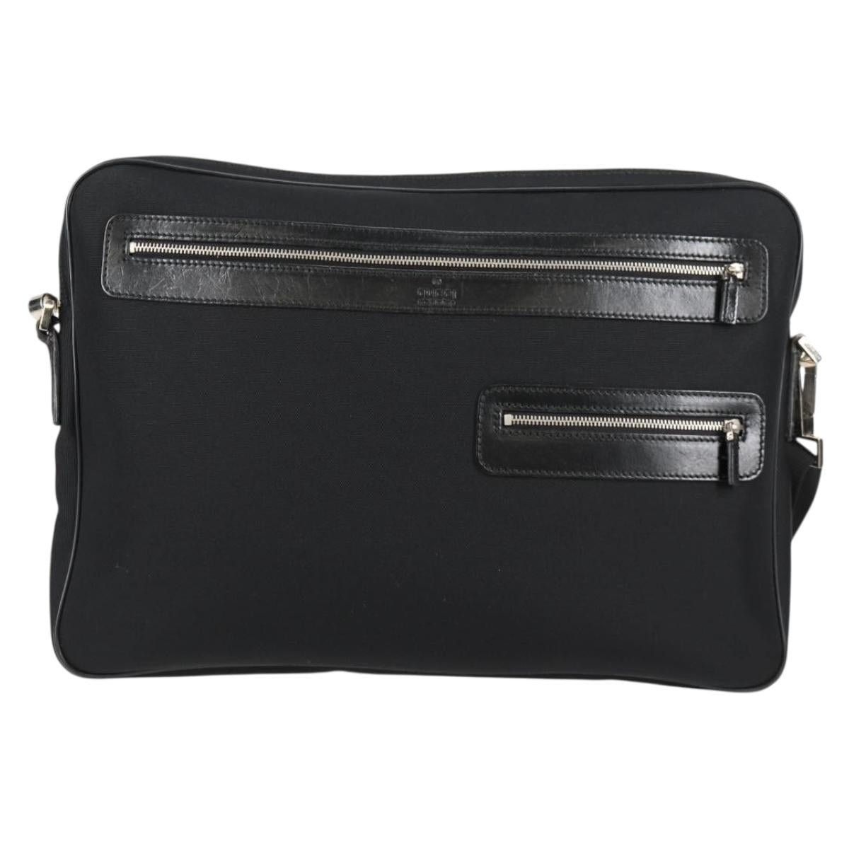 Gucci GUCCI Shoulder Bag Nylon Black Silver Size ONE SIZE - 2 Thumbnail